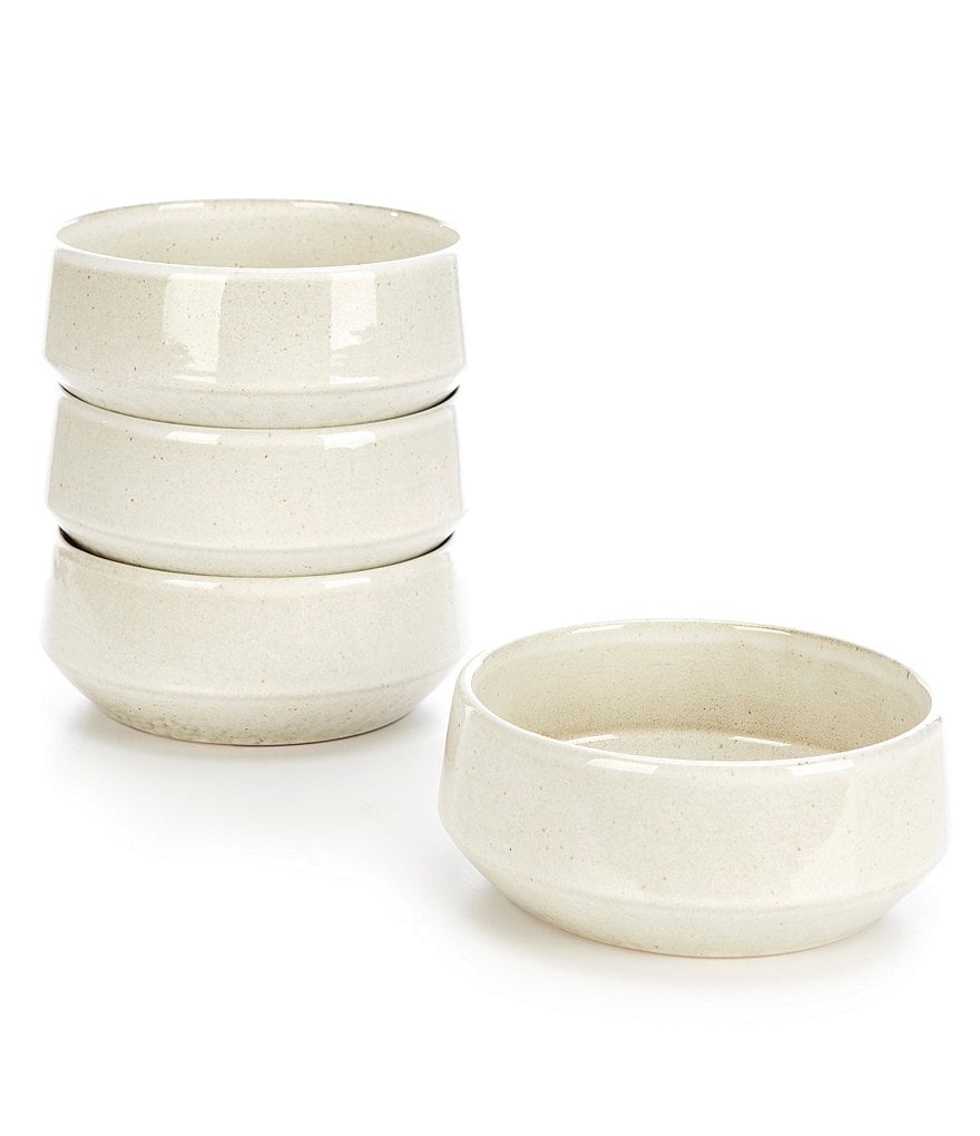 Noble Excellence Aurora Collection Glazed Cereal Bowls, Set of 4