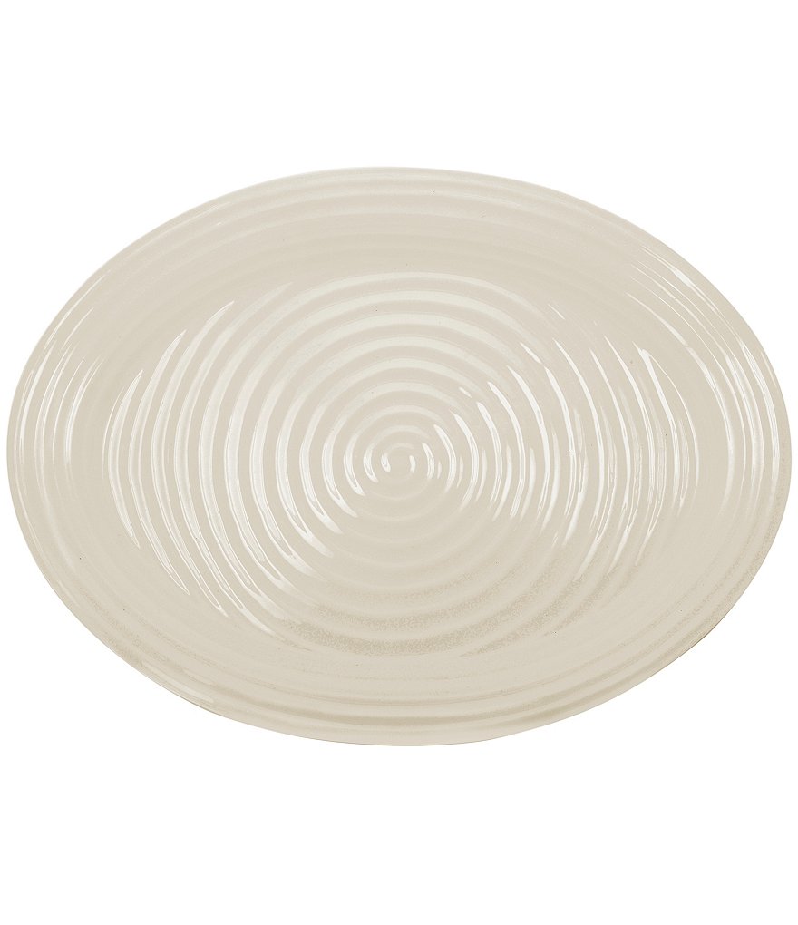 Sophie Conran for Portmeirion Porcelain Pebble Large Oval Platter