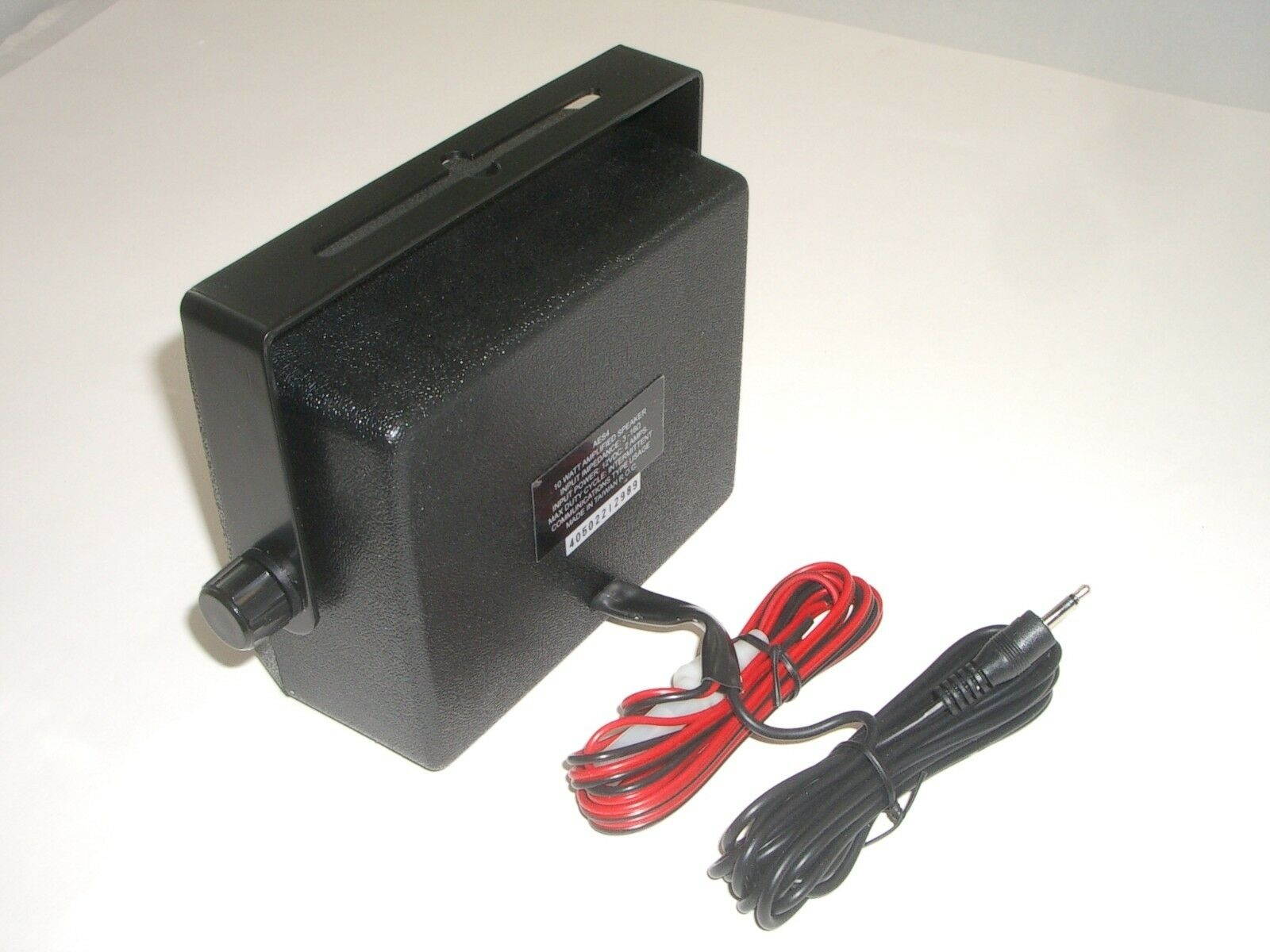 SPECO TECHNOLOGIES AES4 Extension Speaker,1.6 lb.,Black,82dB