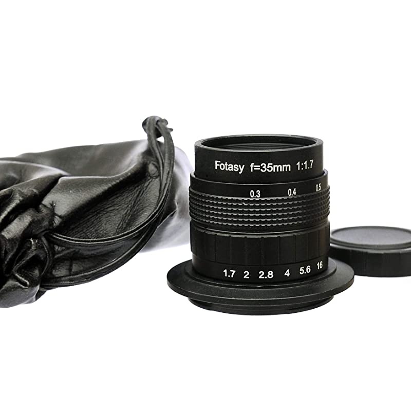 35mm f1.7 Lens for Sony E-Mount Camera, 35mm 1.7 Multi Coated Manual E-mount Lens fits Sony NEX-5R NEX6 NEX7 a3100 a5100 a6000 a6100 a63000 a6400 a6500 a6600