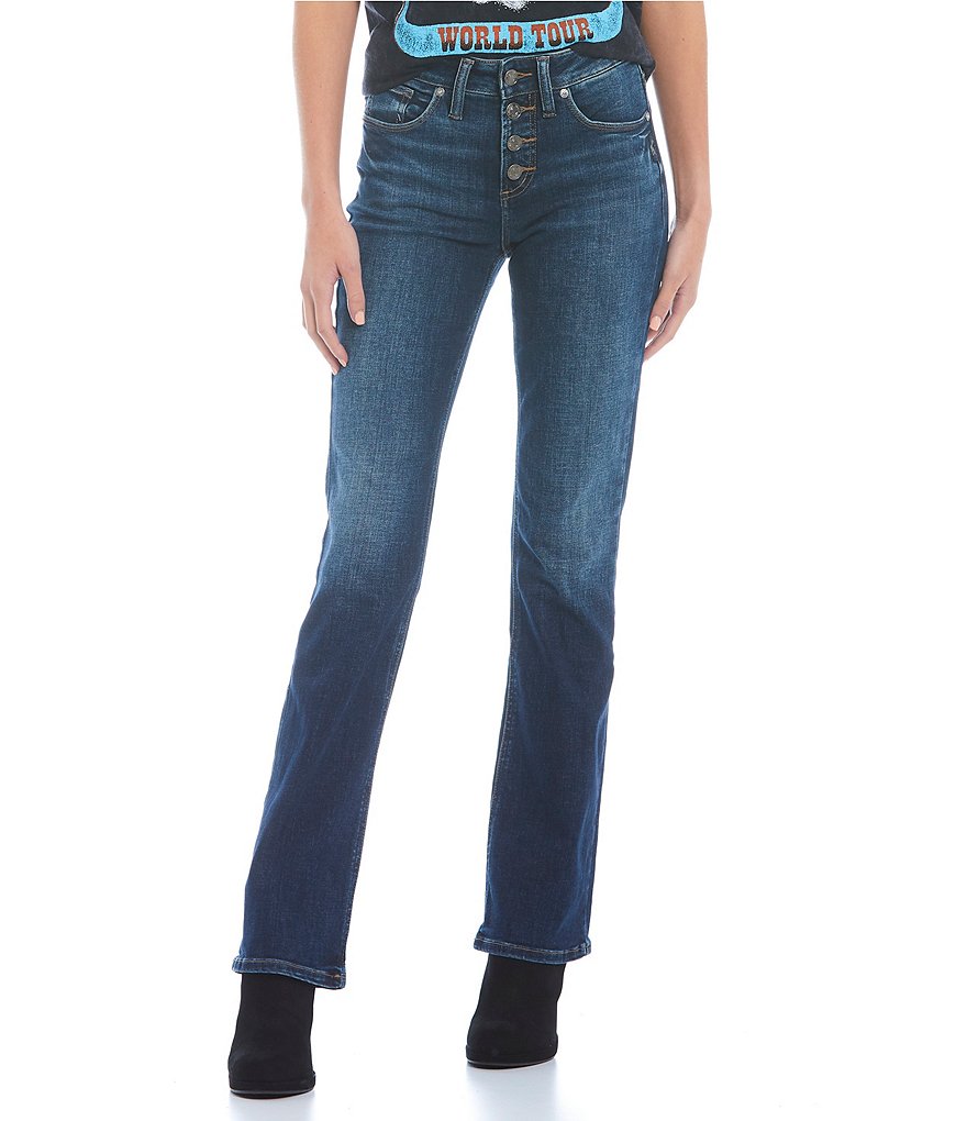 Silver Jeans Co. Suki Mid Rise Slim Bootcut Jeans