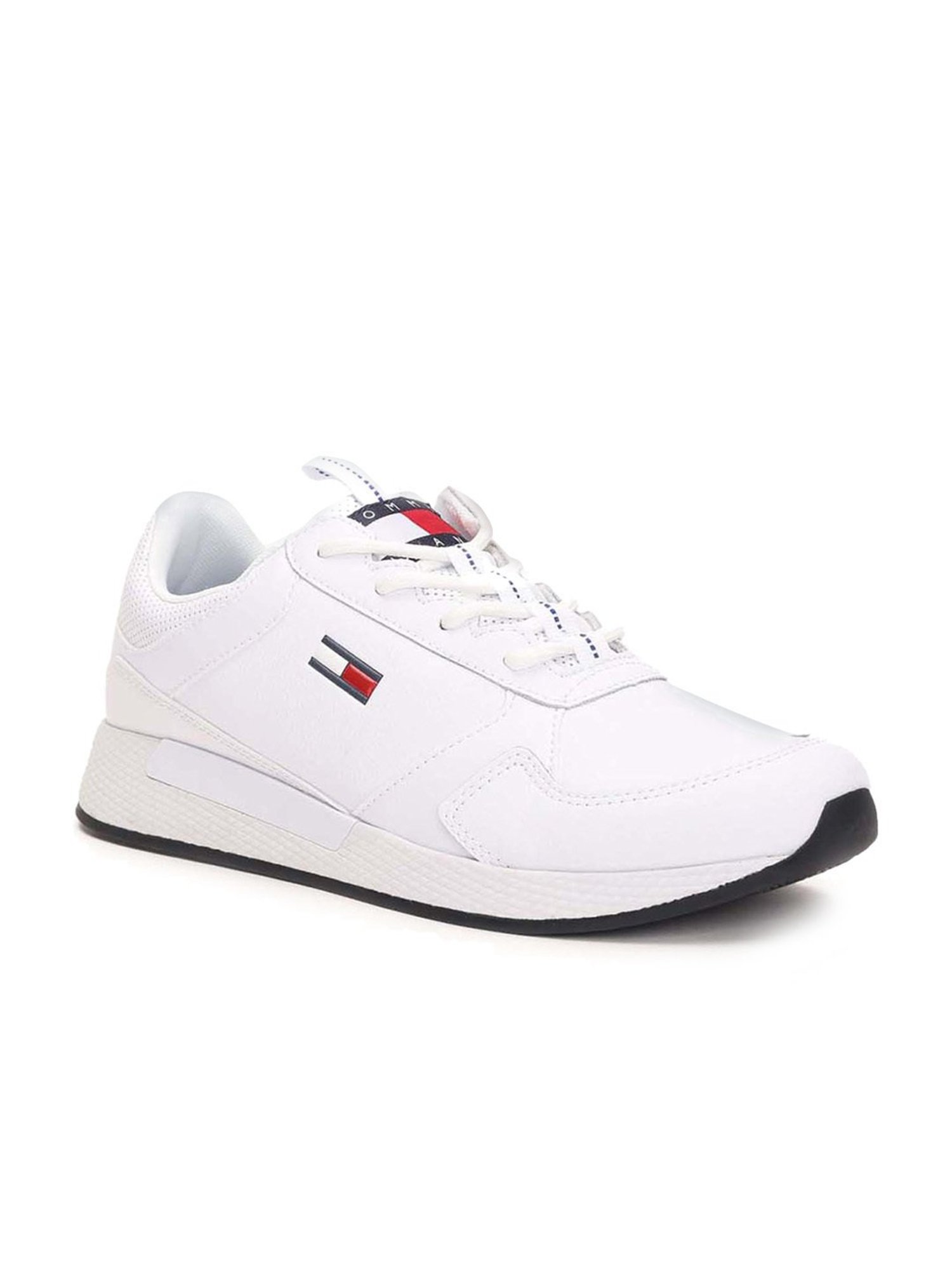 Tommy Hilfiger Men's White Casual Sneakers