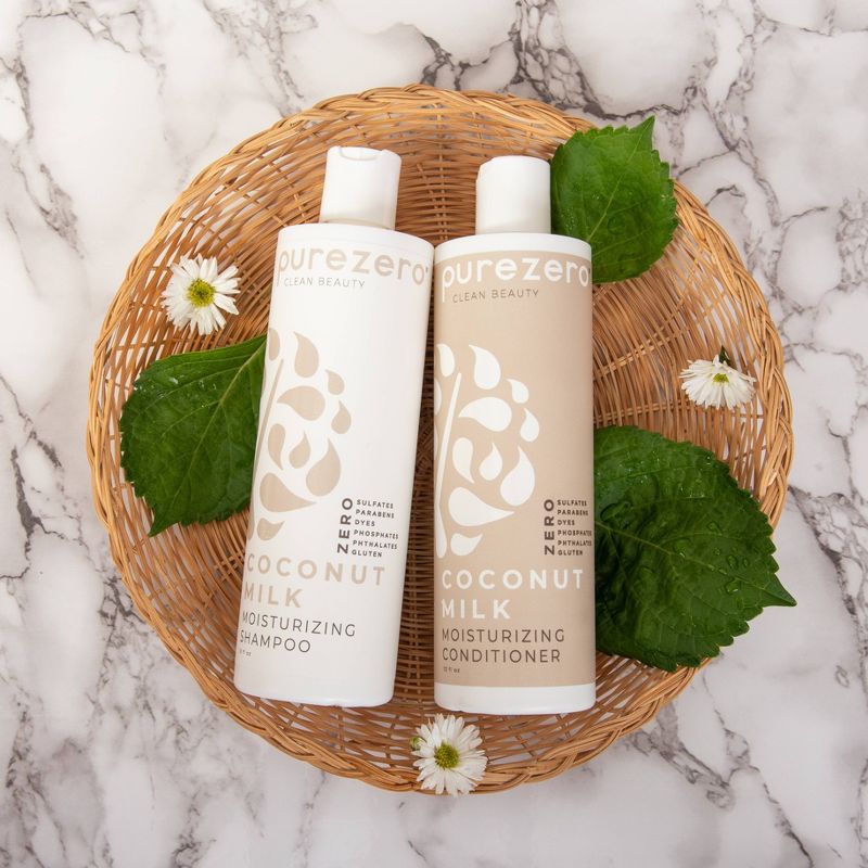 Purezero Coconut Milk Moisturizing Shampoo - 12 fl oz