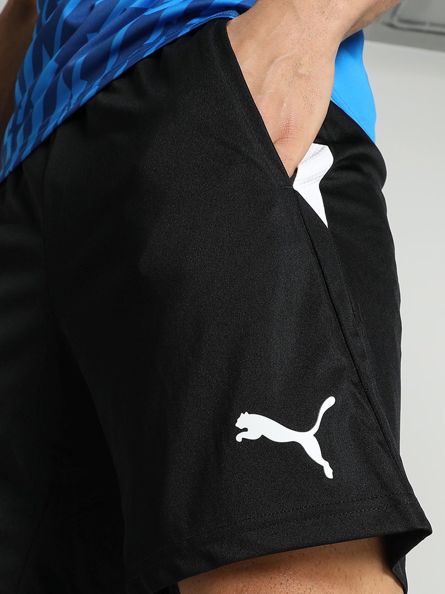 Adidas White Regular Fit Striped Sports Shorts