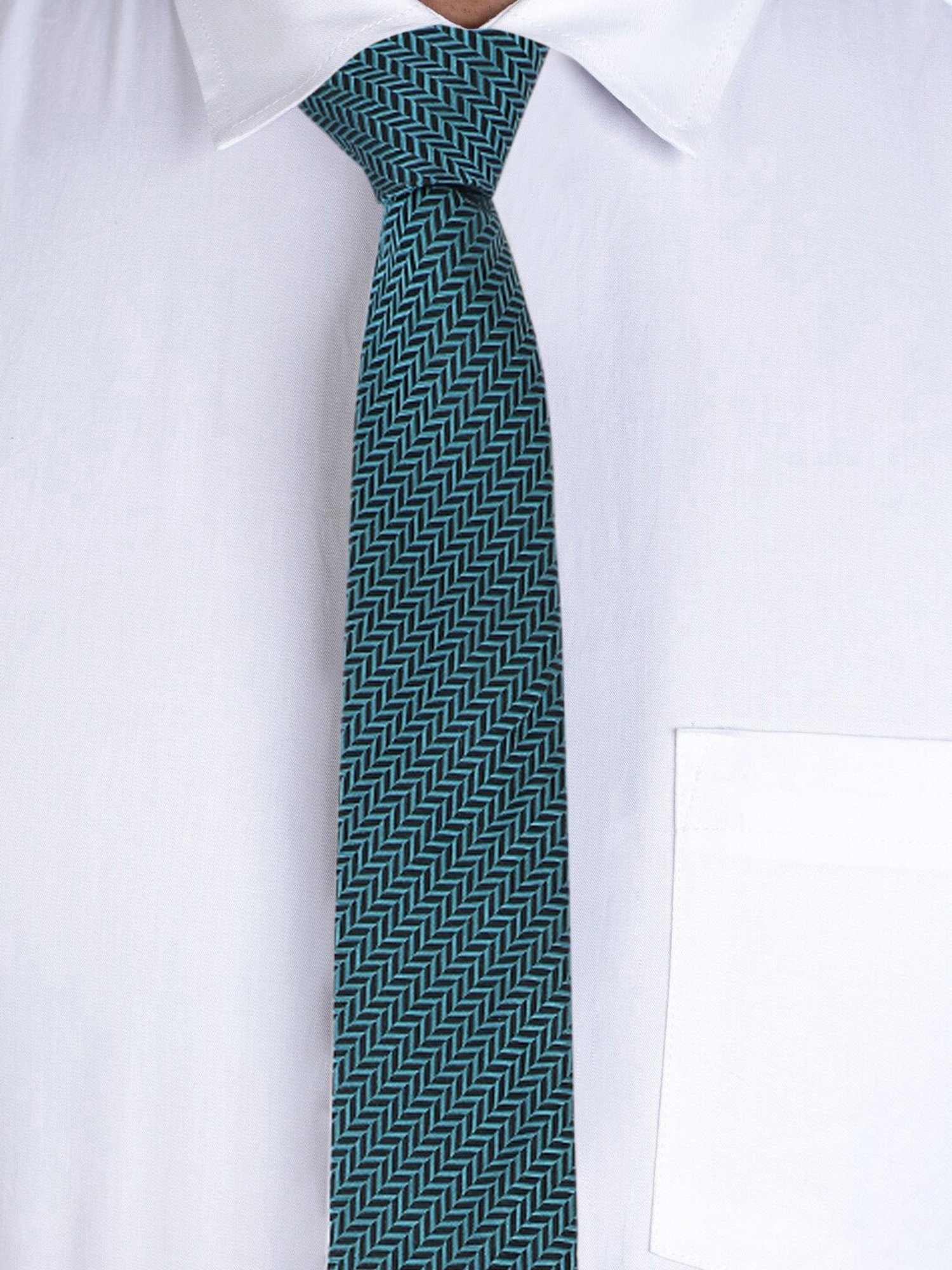 Alvaro Castagnino Turquoise Necktie
