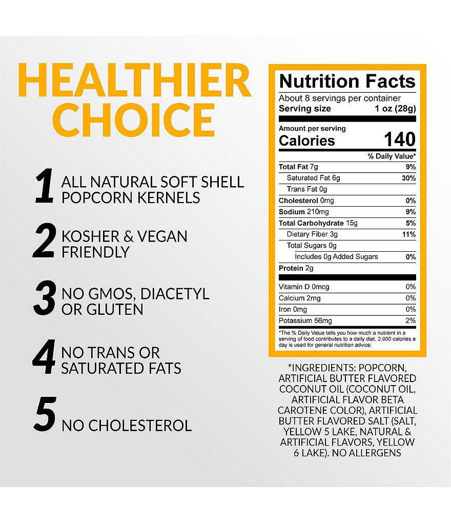 Nostalgia Electrics Best Tasting Premium 8-Ounce Popcorn, Oil & Seasoning Salt All-In-One Packs - 24 Count