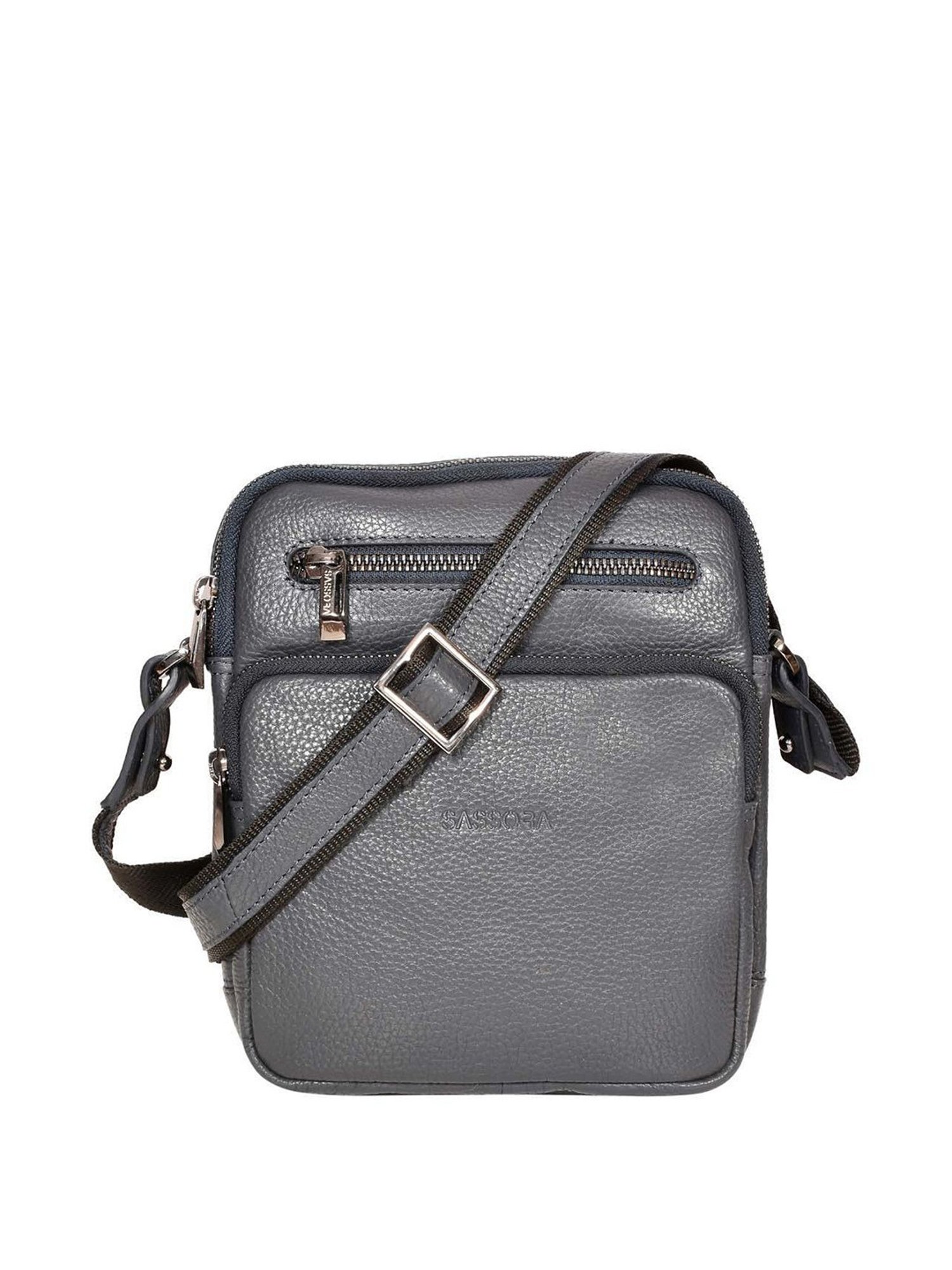 SASSORA Navy Solid Small Sling Handbag