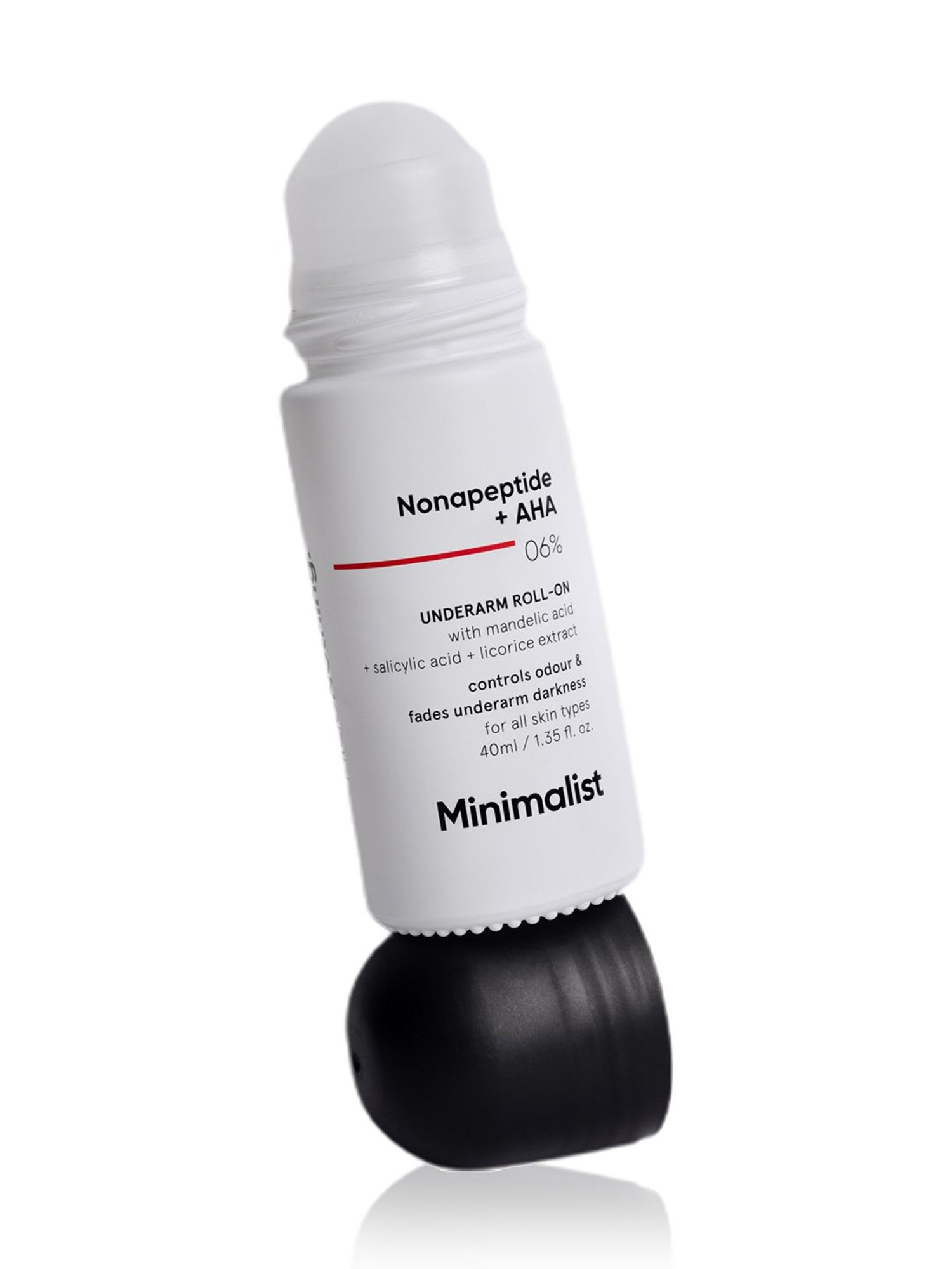 Minimalist Nonapeptide + AHA 06% Underarm Roll-On - 40 ml