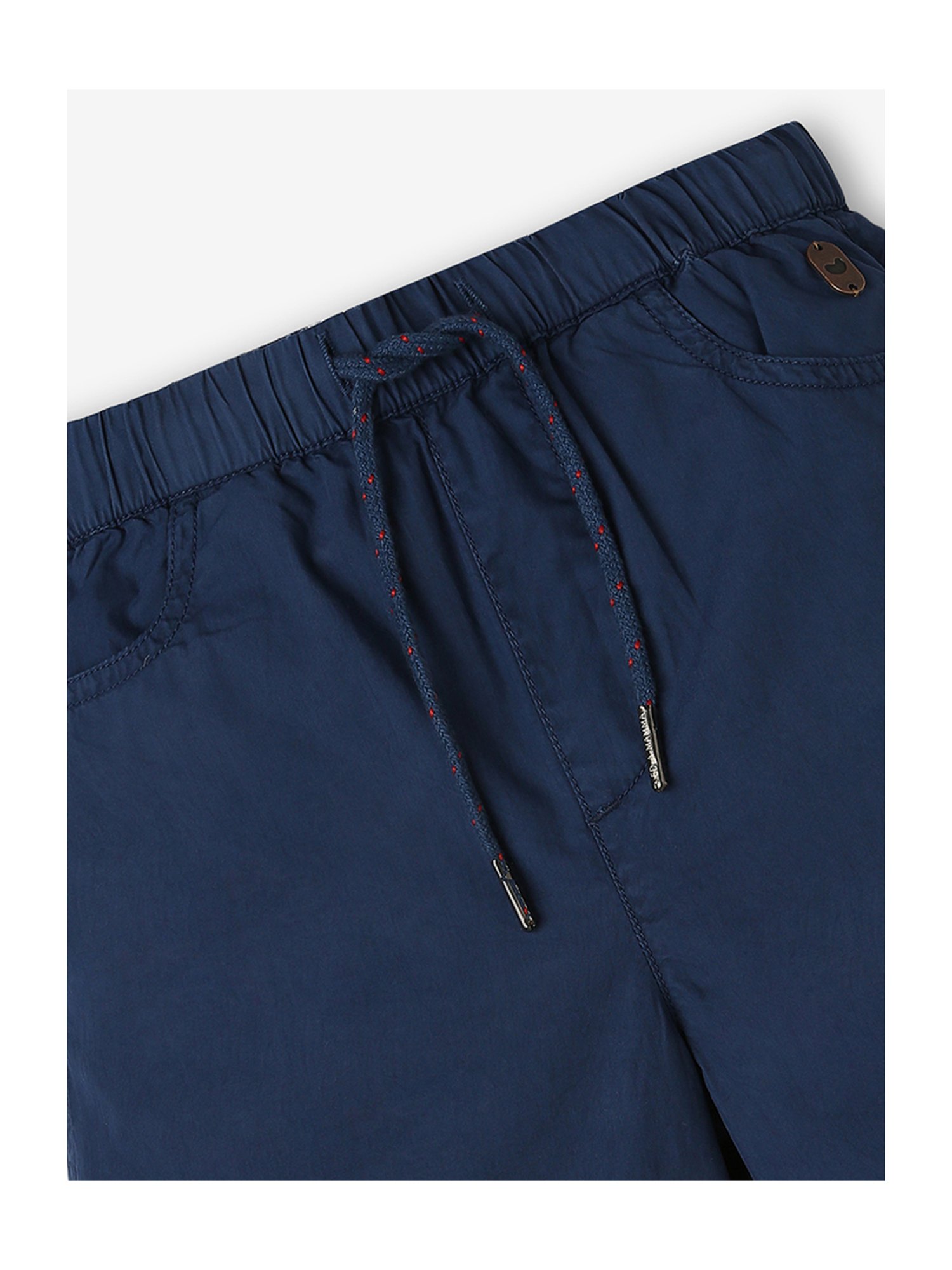 Ed-a-Mamma Kids Navy Solid Shorts