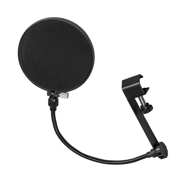H&A Pop Filter with Gooseneck and Adjustable Knob (Clamp On) #HA-PF-K
