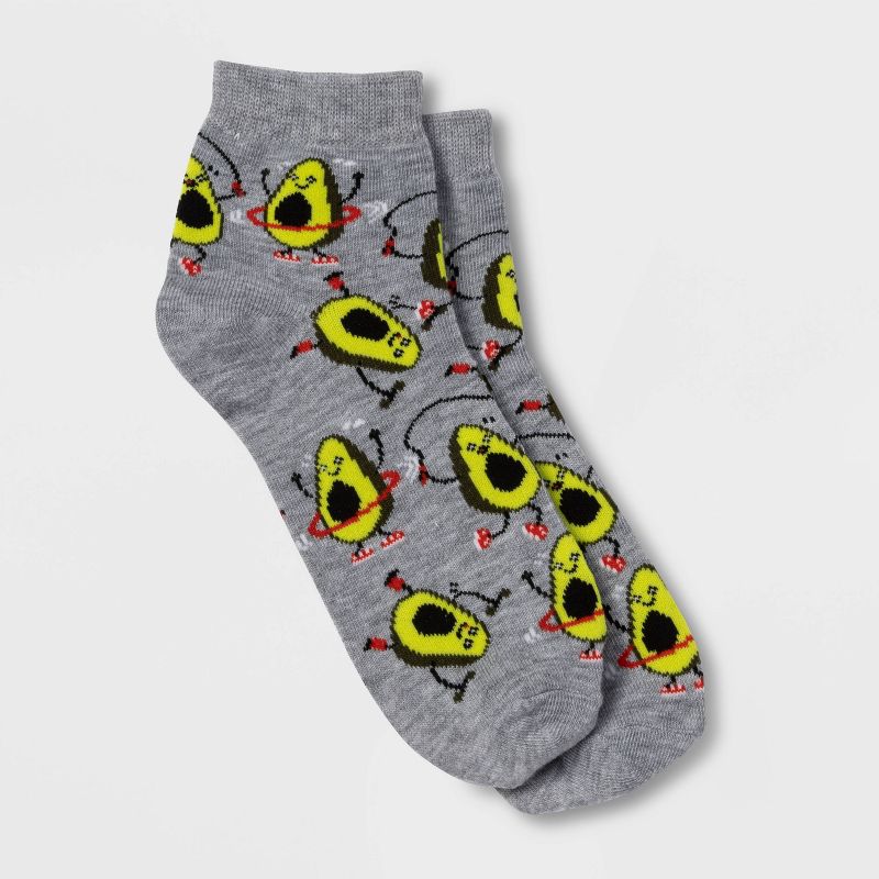 Women's Avo-Cardio Ankle Socks - Xhilaration™ Heather Gray 4-10