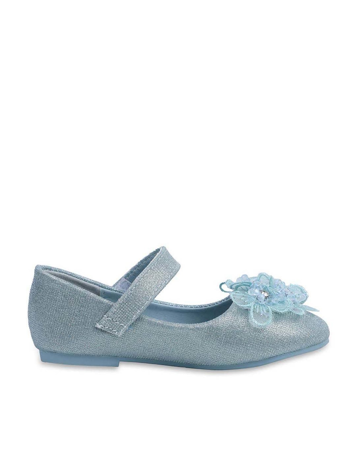 Baby Moo Kids Blue Bash Princess Frozen Theme Mary Jane Shoes
