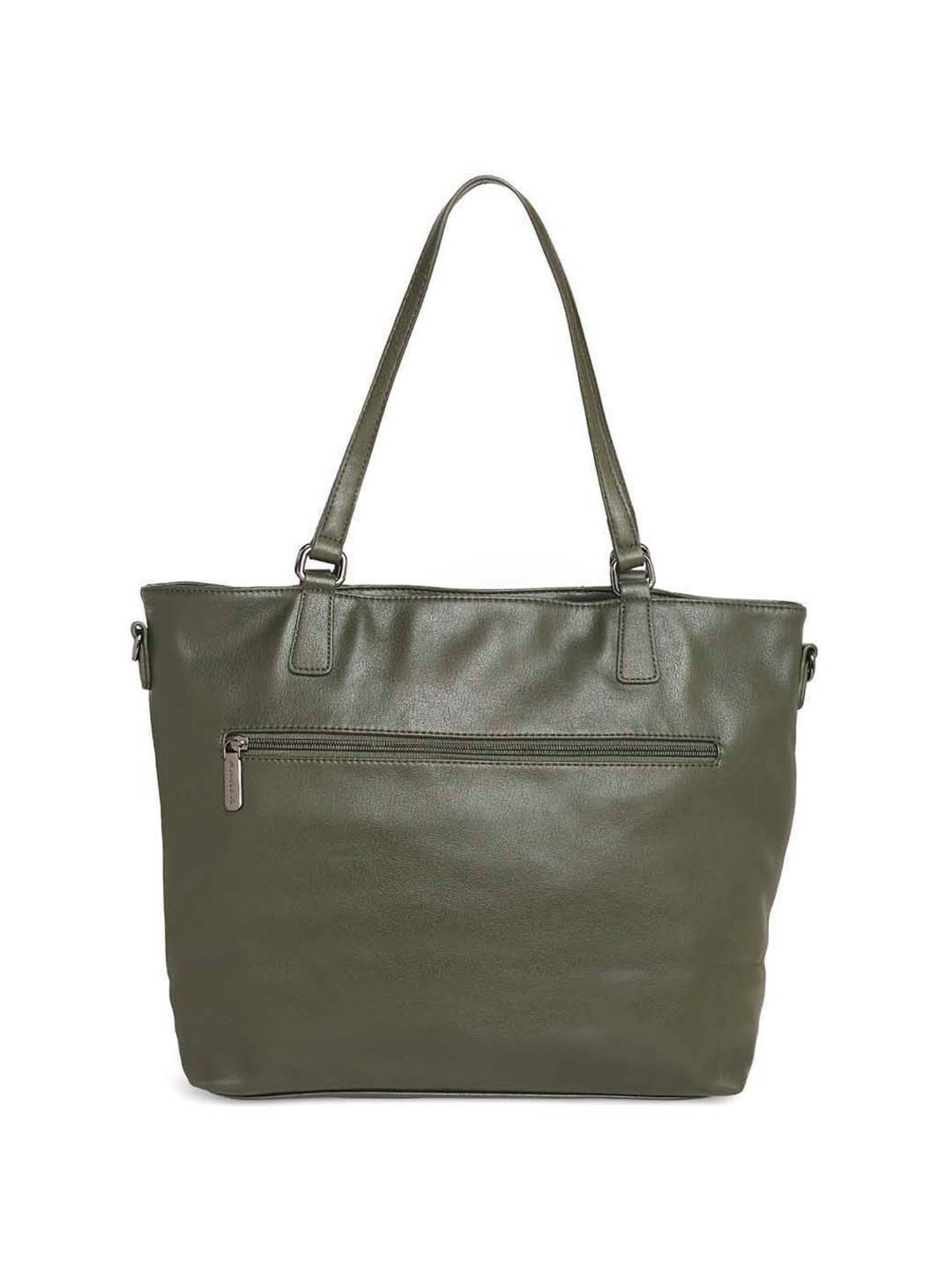 Marina Galanti Olive Rivets Medium Tote Handbag