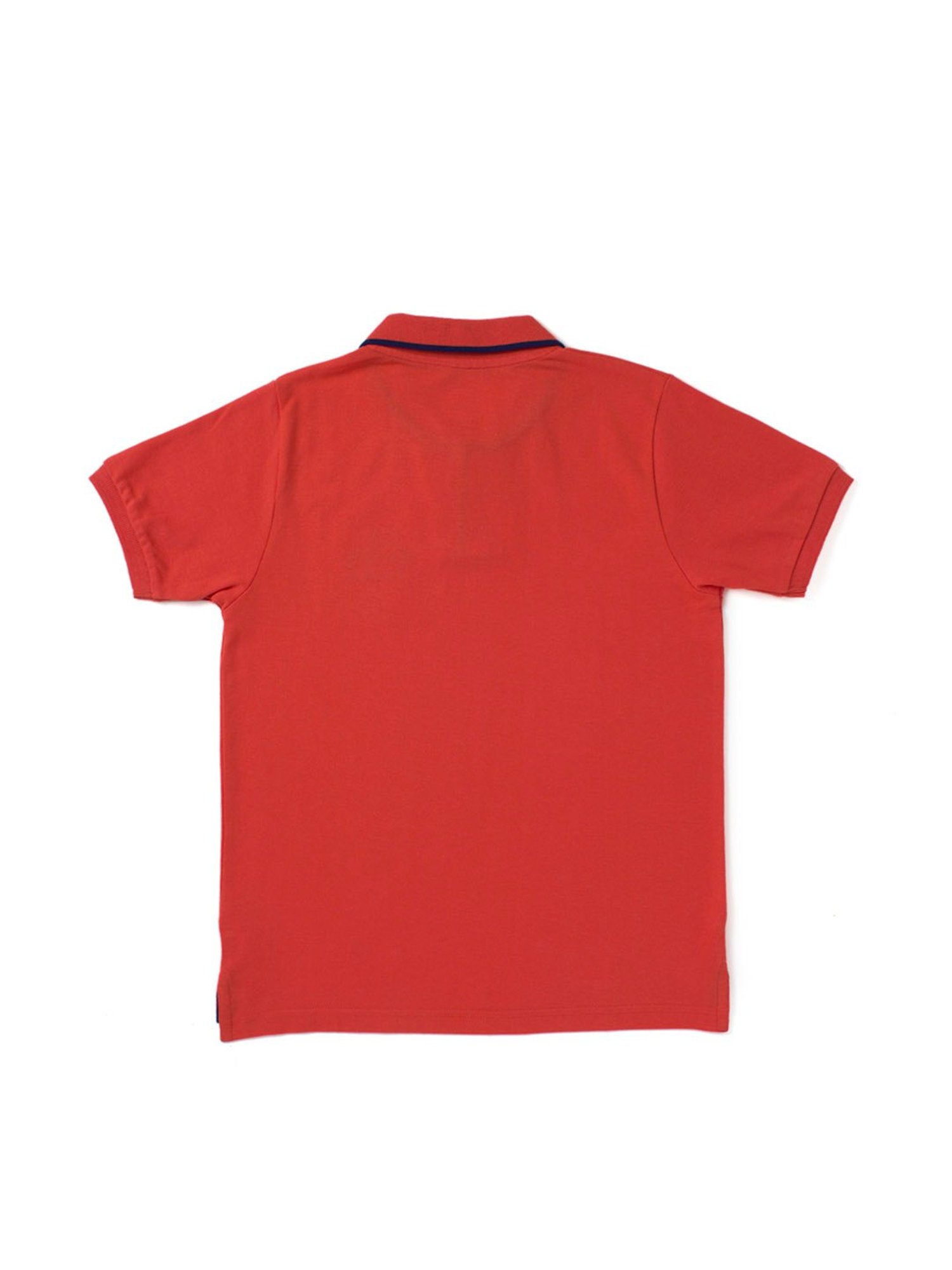 Cub McPaws Boys Coral Solid Polo