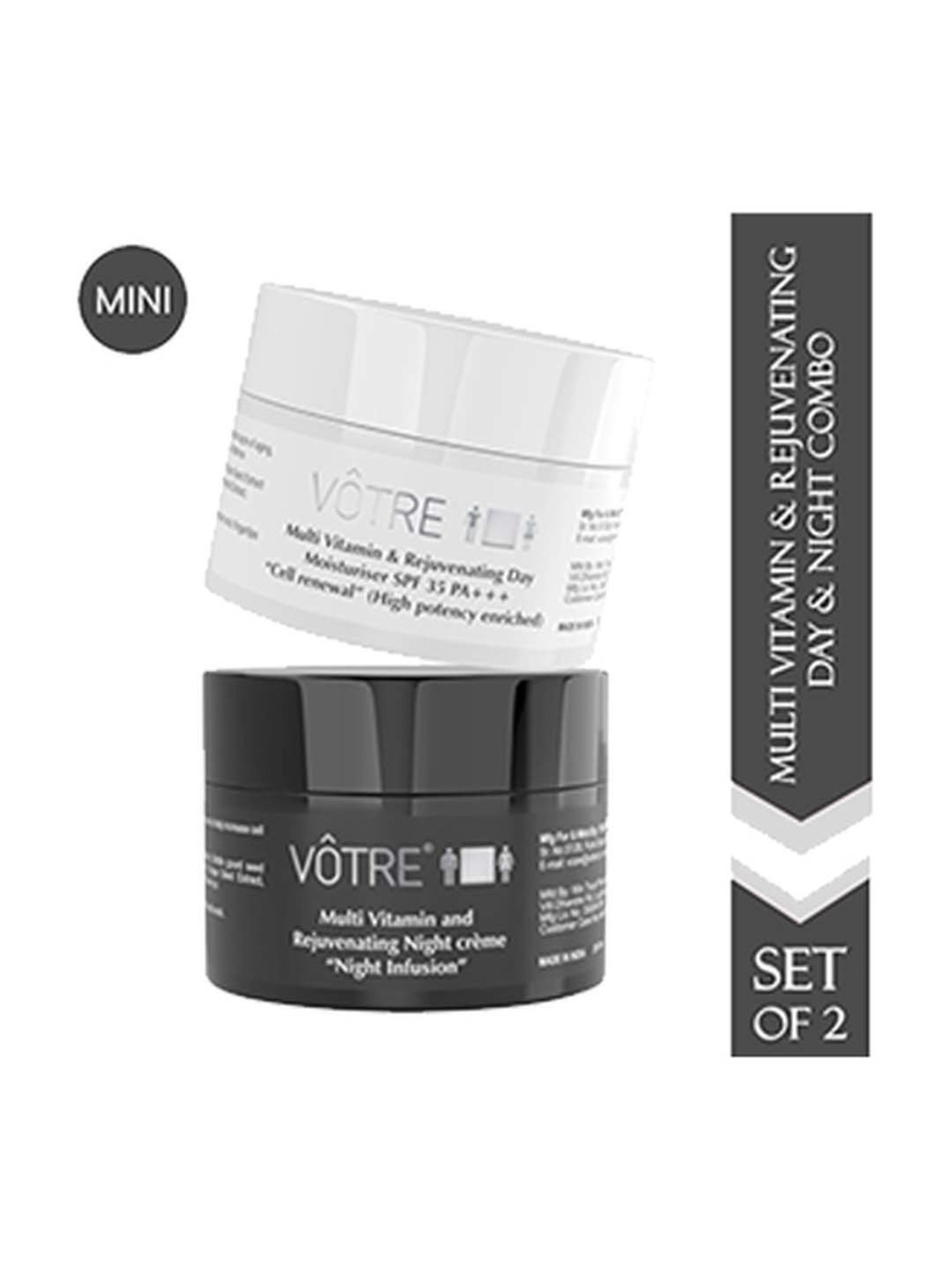Votre Mini Multi Vitamin & Rejuvenating Day & Night Combo