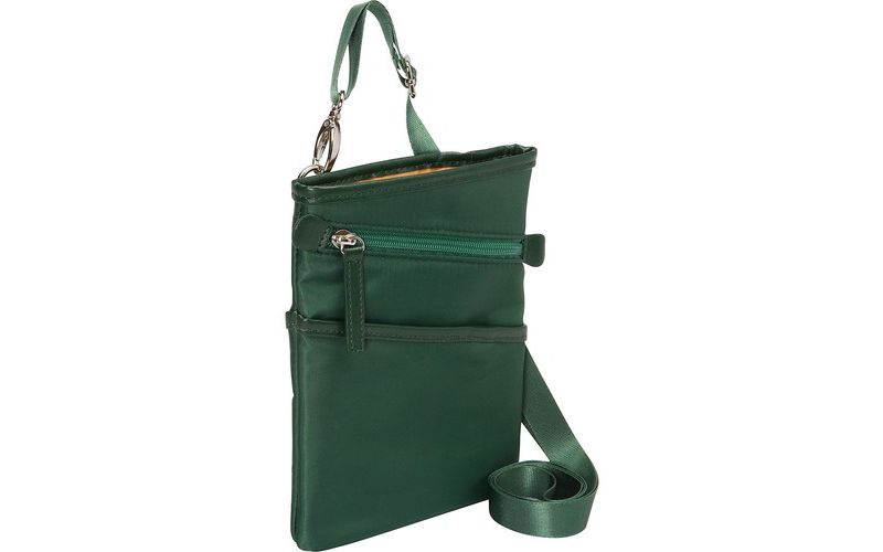 WIB Dallas Carrying Case for up-to 7" Tablet, eReader - Green - Twill Polyester - Twill Polyester, Microsuede Interior - Shoulder Strap