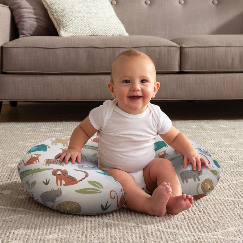Boppy Original Feeding and Infant Support Pillow - Floral Stripes