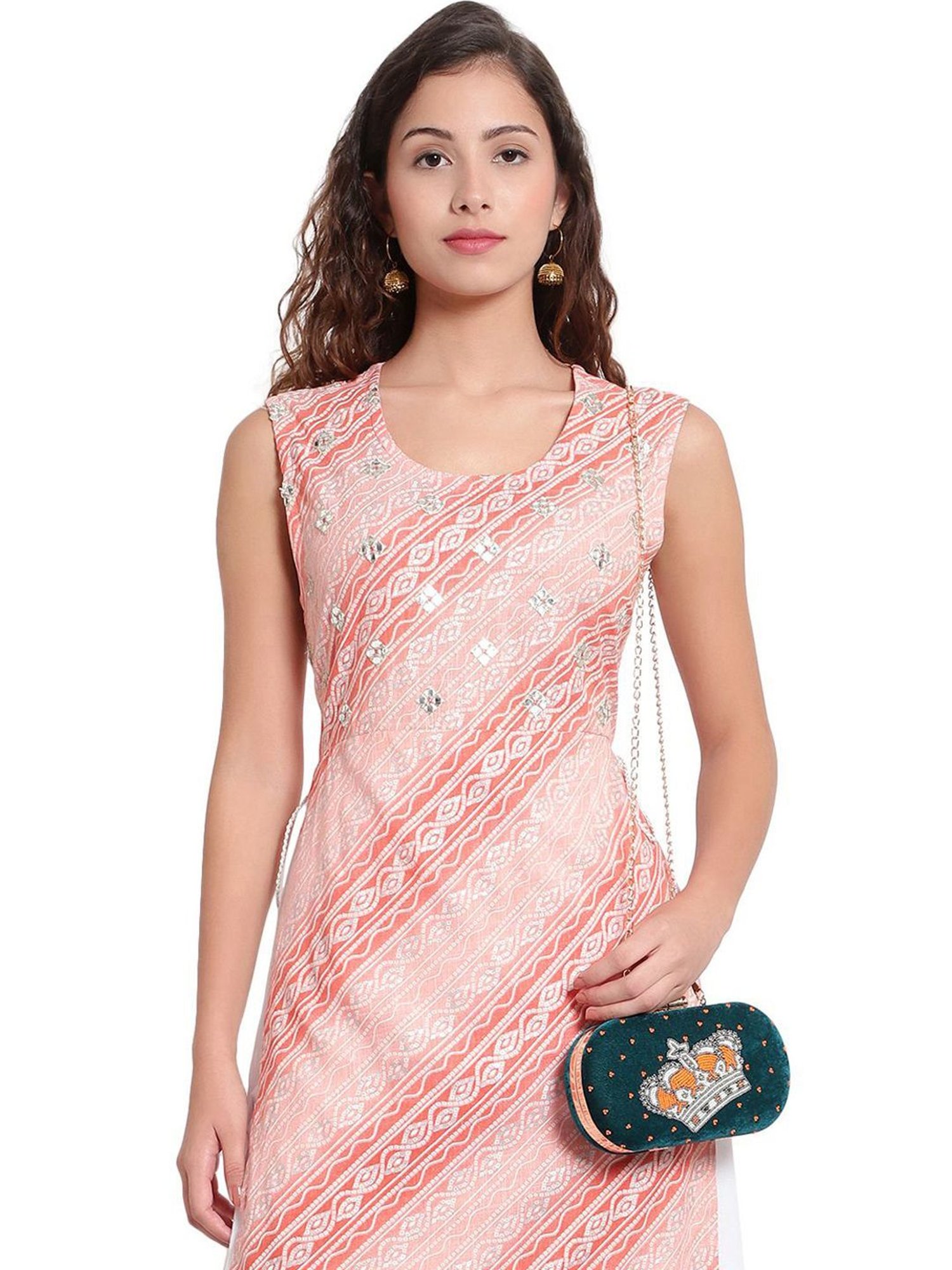 Spice Art Blue Clutch