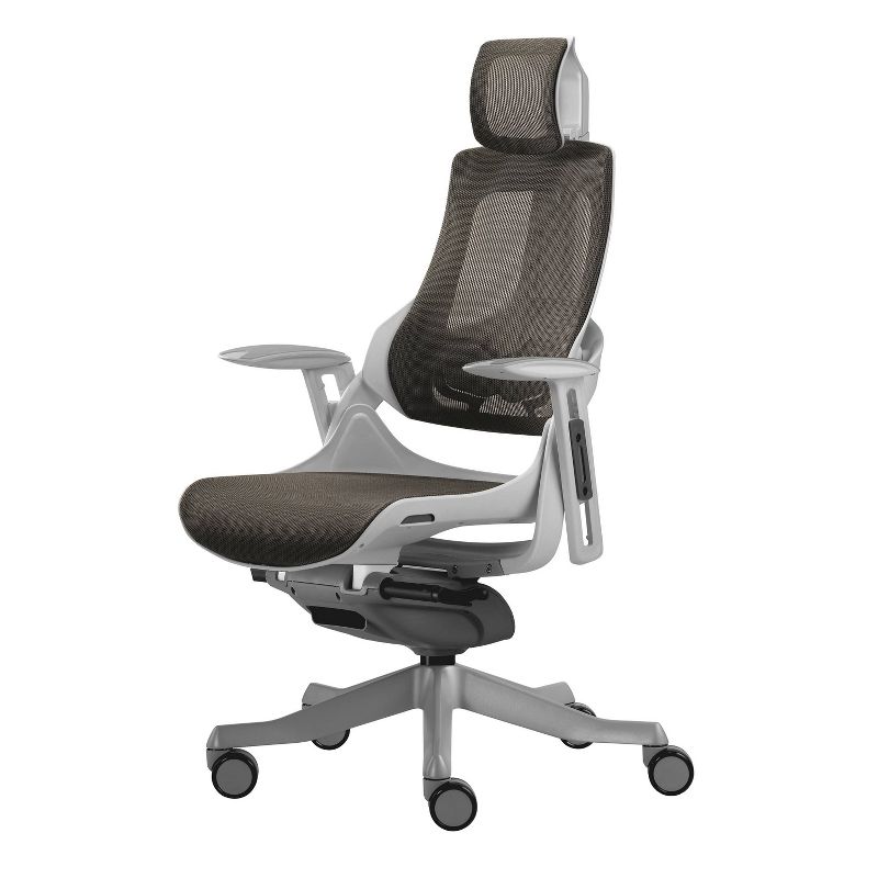 Lux Ergonomic Executive Chair Gray - Techni Mobili