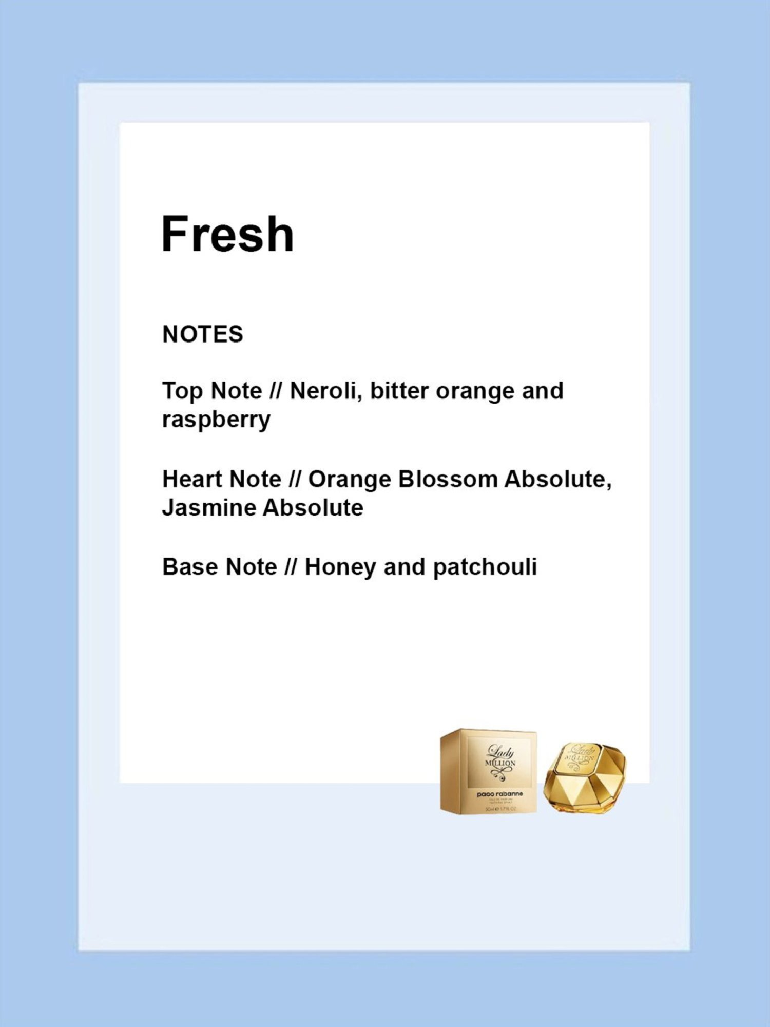 Rabanne Lady Million Eau de Parfum for Women - 30 ml