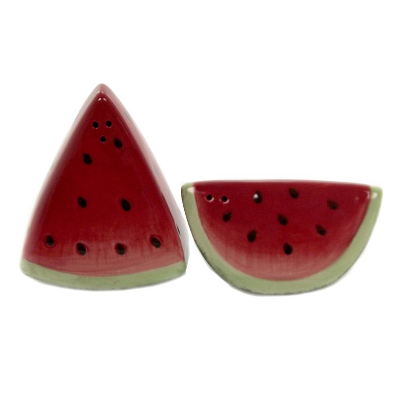 Tabletop 3.0" Watermelon Salt & Pepper Set Spring Summer Picnic Cosmos Gifts Corp.  -  Salt And Pepper Shaker Sets