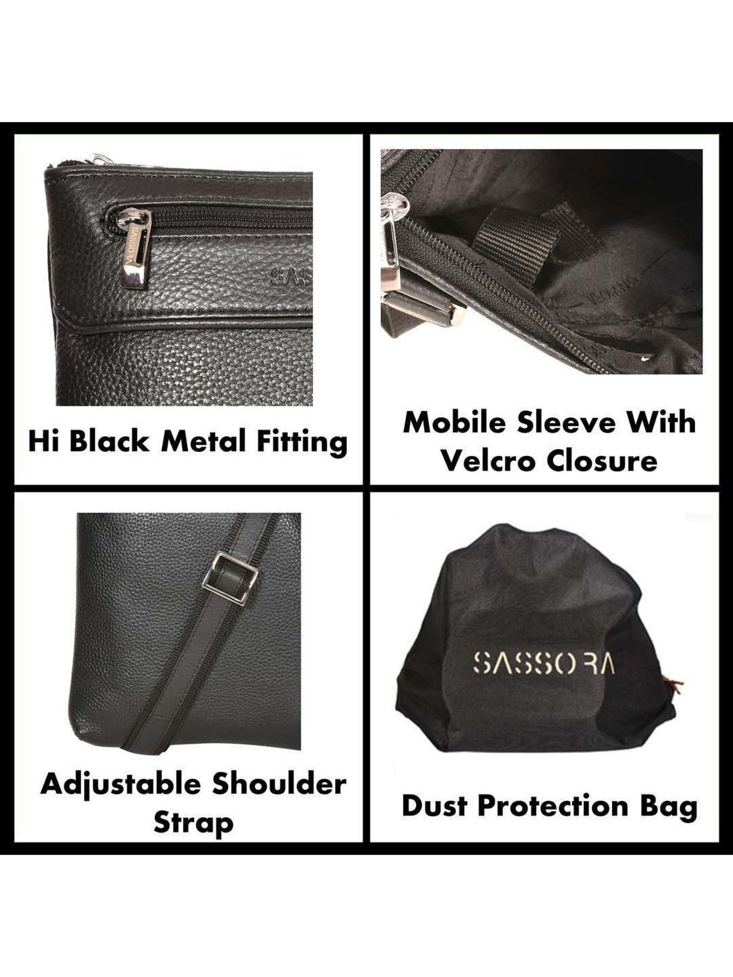 Ajile by Pantaloons Black Solid Sling Handbag