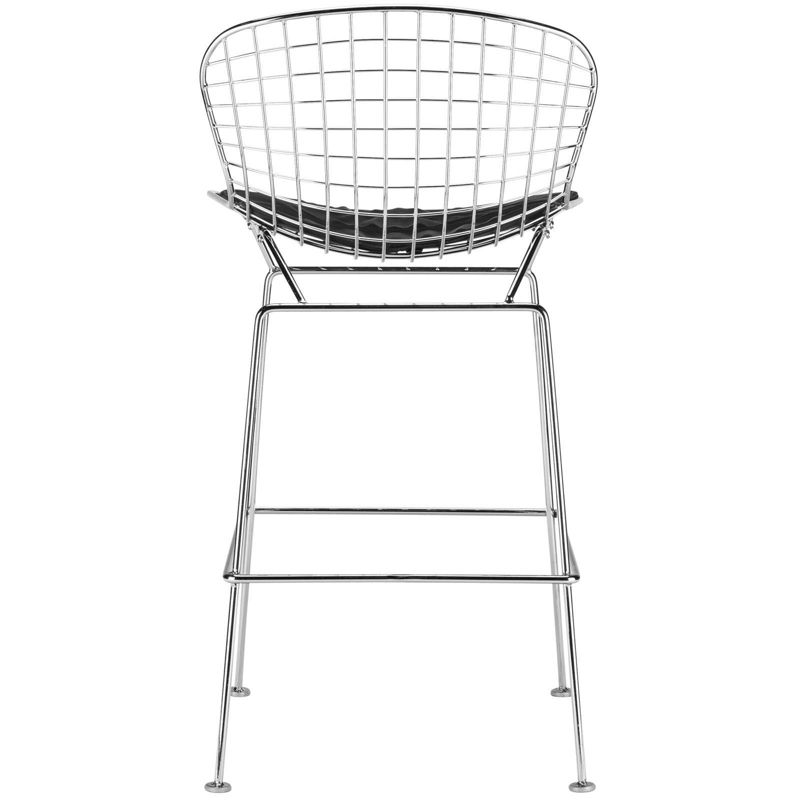 Felix Contemporary Counter Height Barstool Black - Edgemod