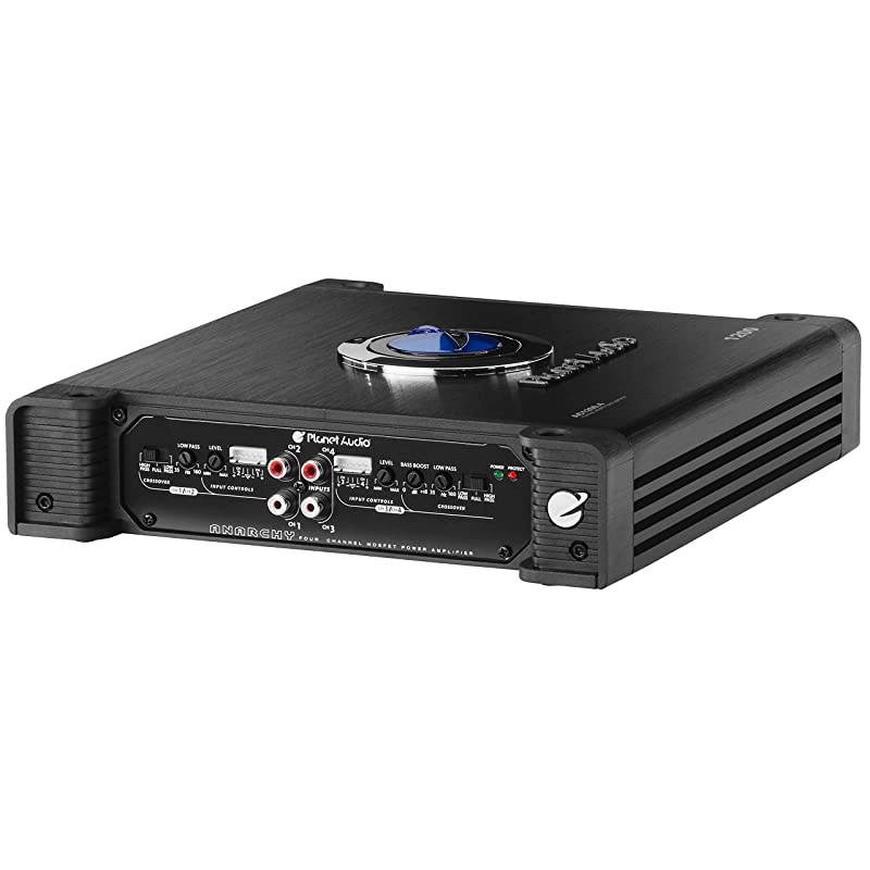 AC12004 4 Channel Car Amplifier 1200 Watts Full Range Class AB 24 Ohm Stable Mosfet Power Supply Bridgeable