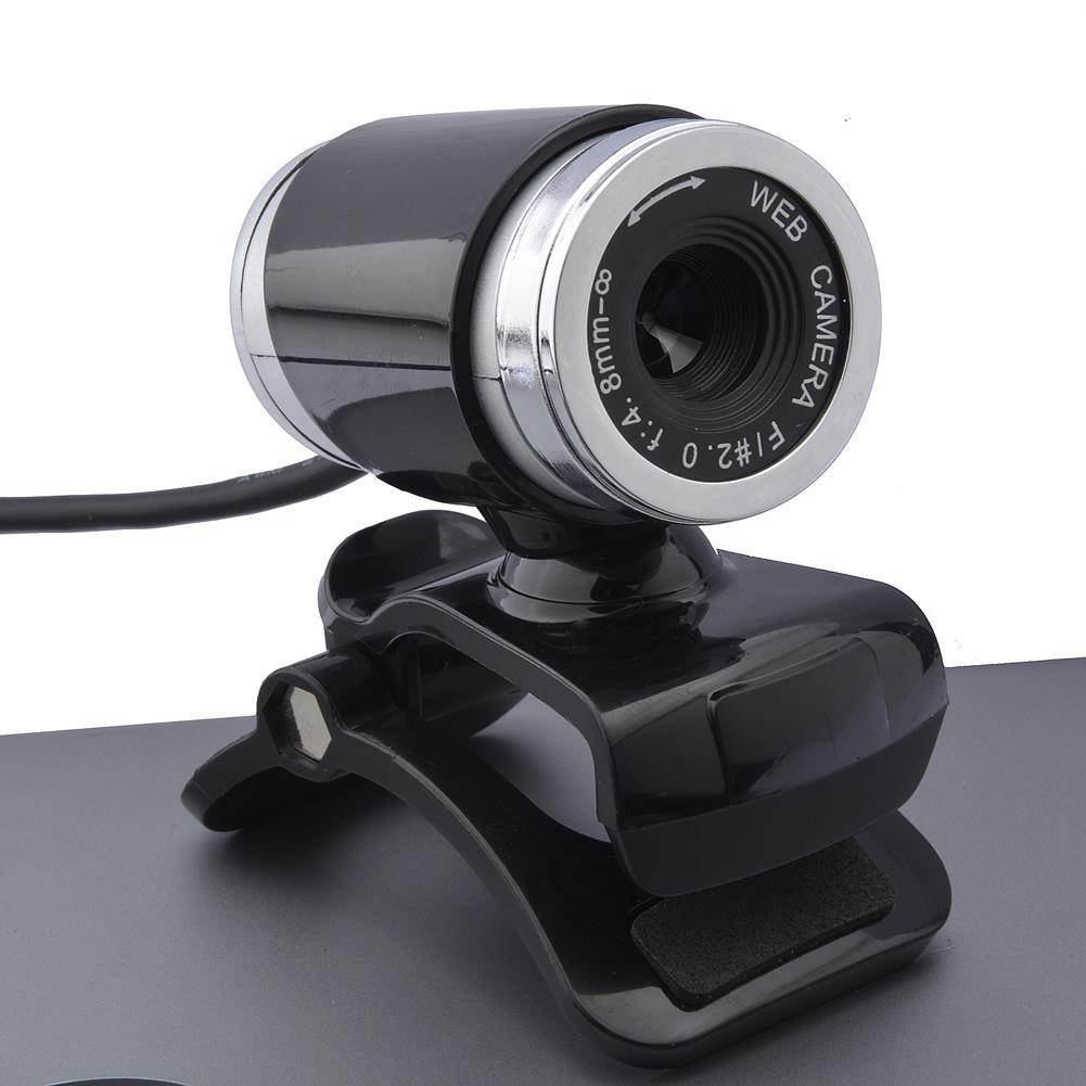 High Quality USB 2.0 Full high definition 480P 12M Pixel Computer Webcam Web Cam Camera MIC for PC Black