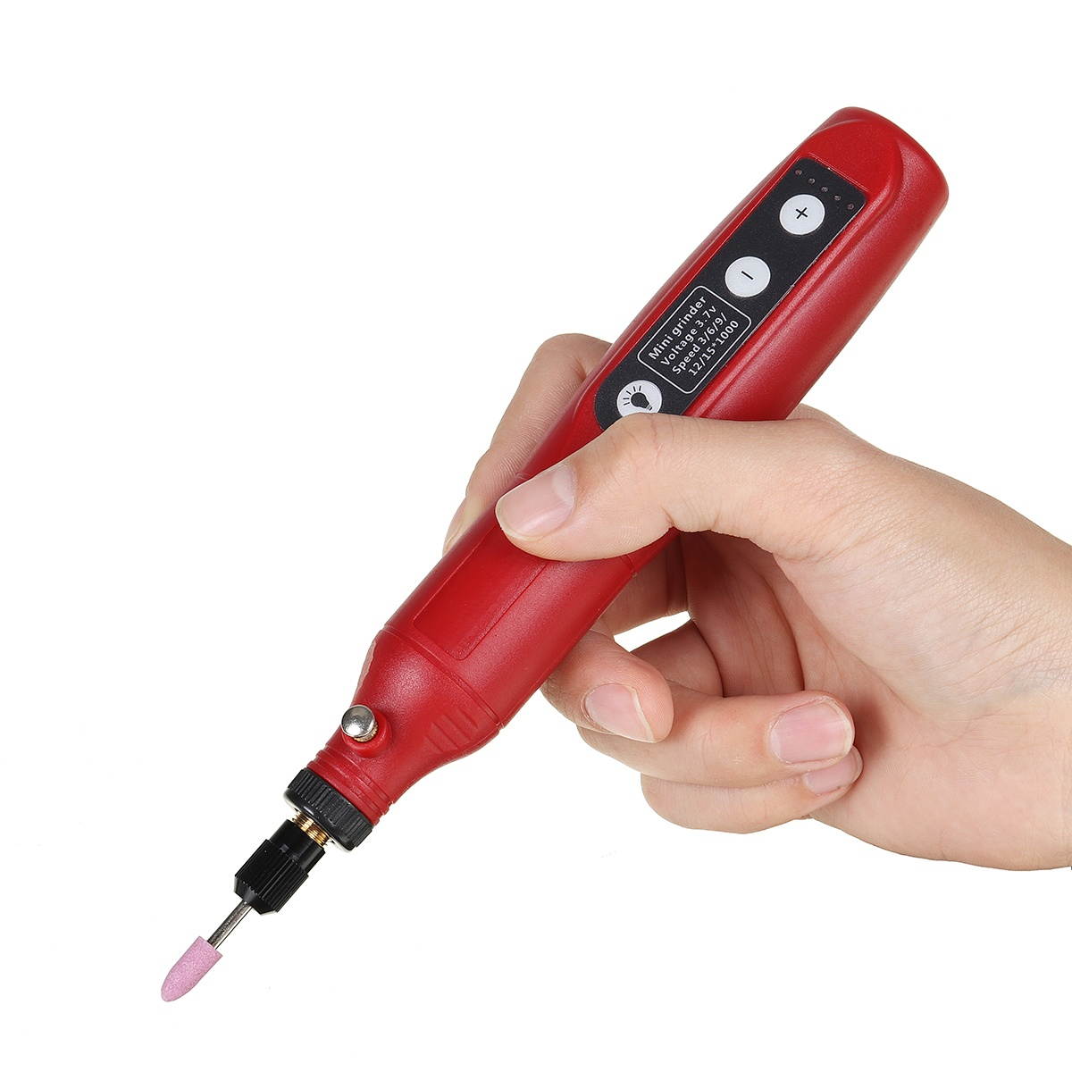 5 Gear Electric Grinding Pen Grinder USB Charging Drill Milling Rotary Tool-Green