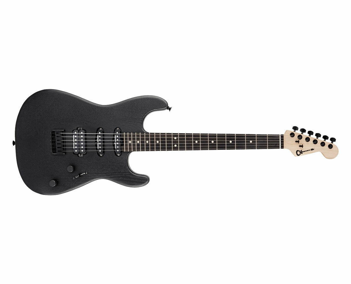 Charvel Pro-Mod San Dimas Style 1 HSS HT E Sassafras Ebony FB Satin Black