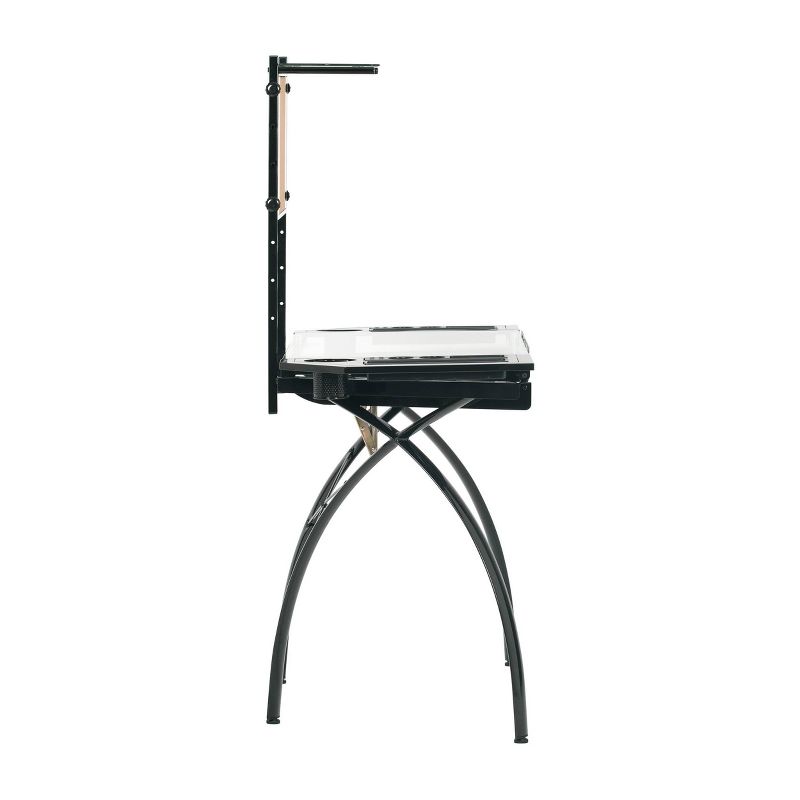 Futura Tower - Black/Clear Glass