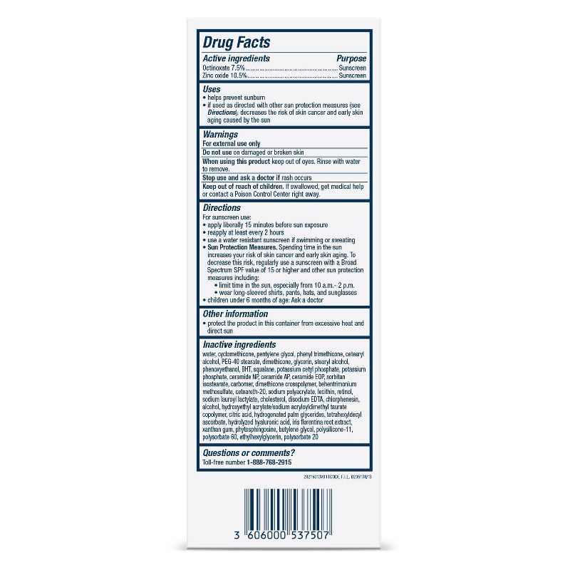 CeraVe Skin Renewing Retinol Day Face Cream with Sunscreen, Broad Spectrum SPF 30 - 1.76oz