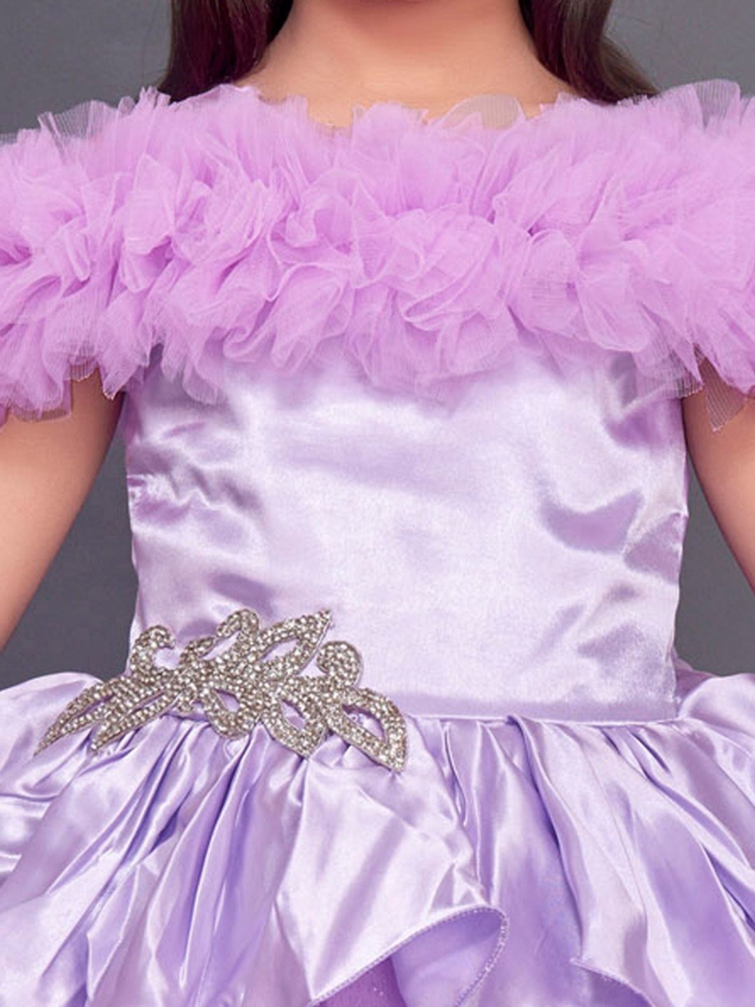 Pink Chick Kids Lilac Regular Fit Gown