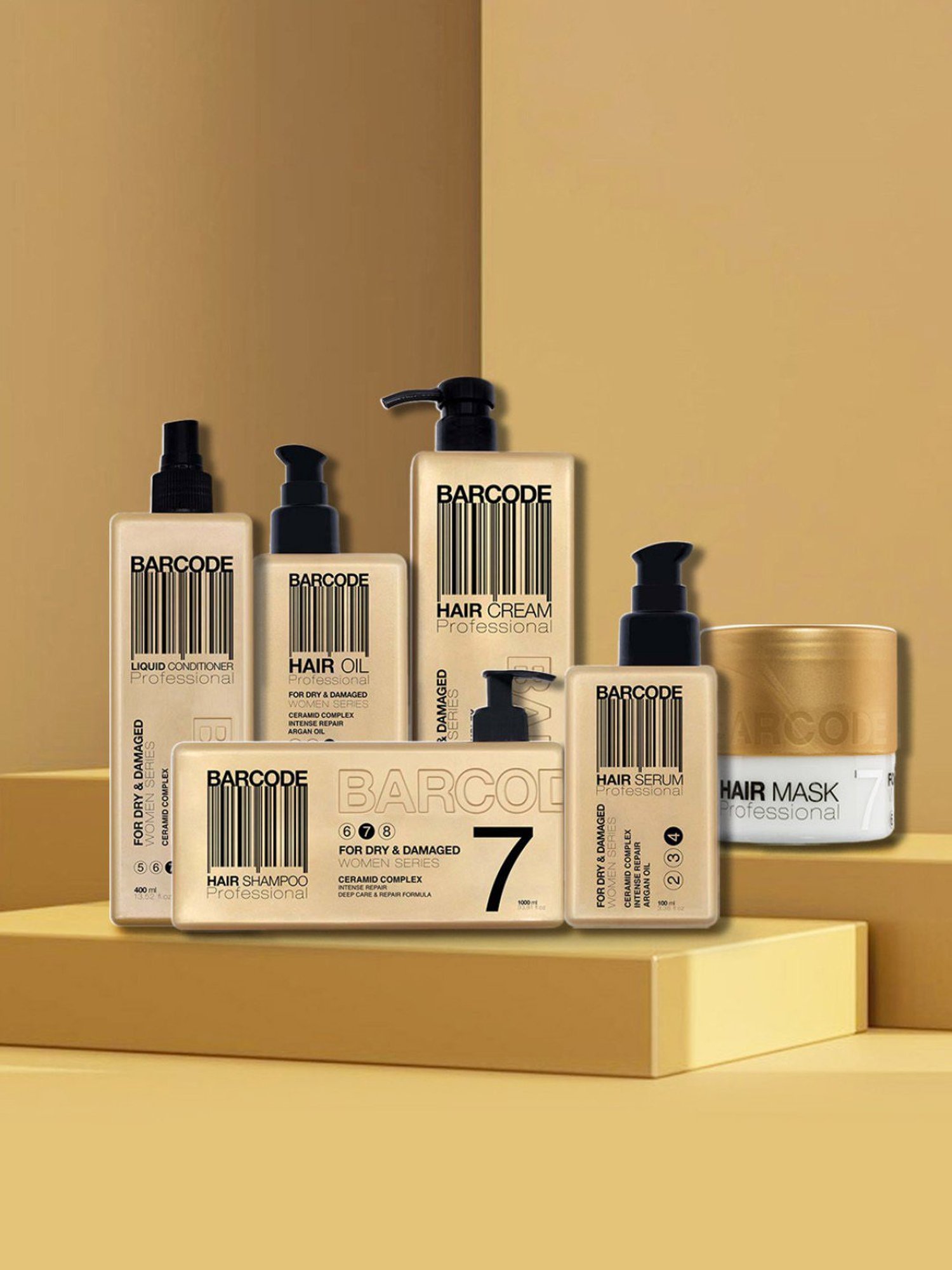 Barcode Professional Women Series Hair Shampoo For Dry & Damaged Hair - 1000 ml