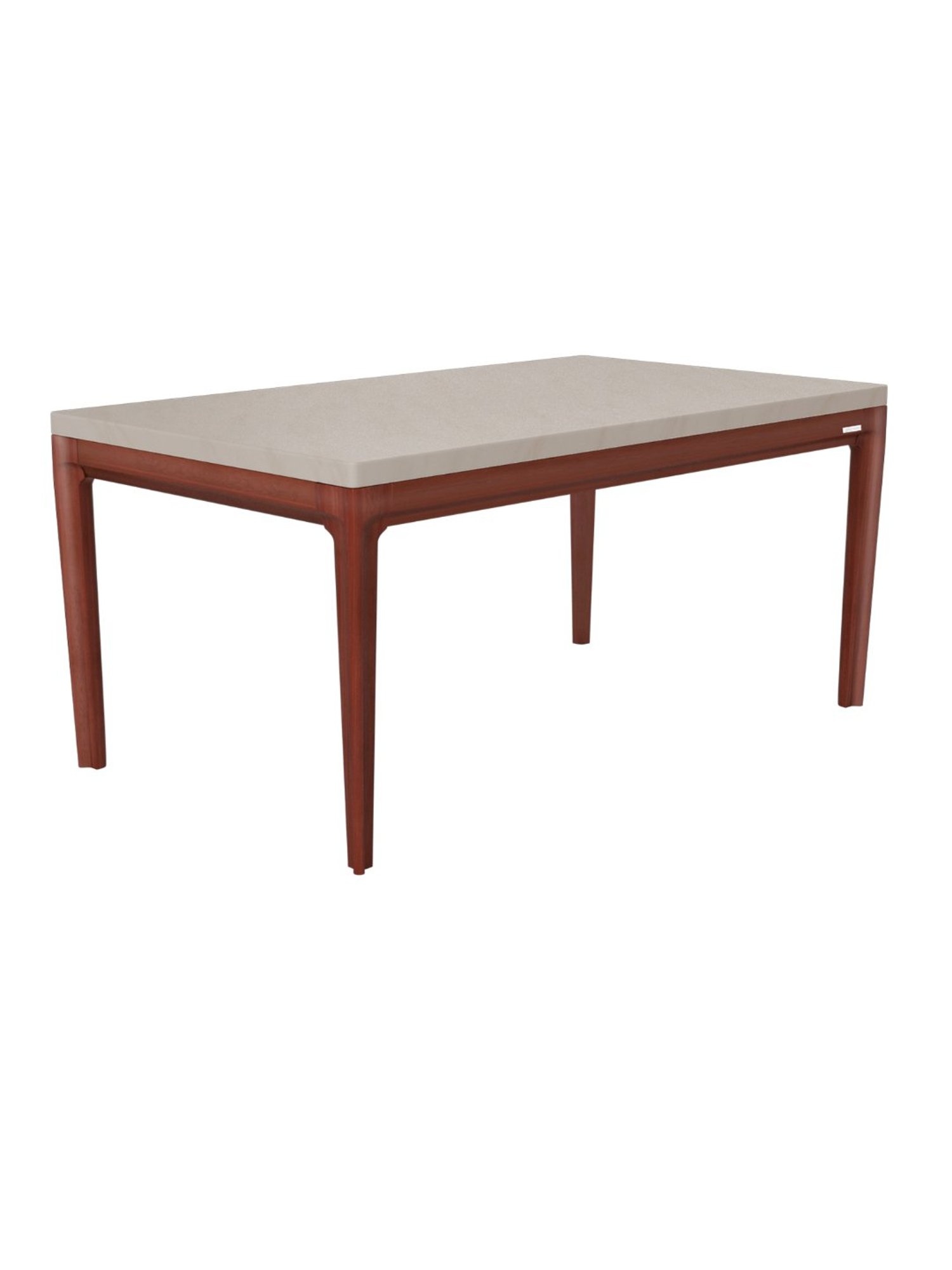 Nilkamal Olivia Brown Solid Wood - Rubberwood 6 Seater Dinning Table set