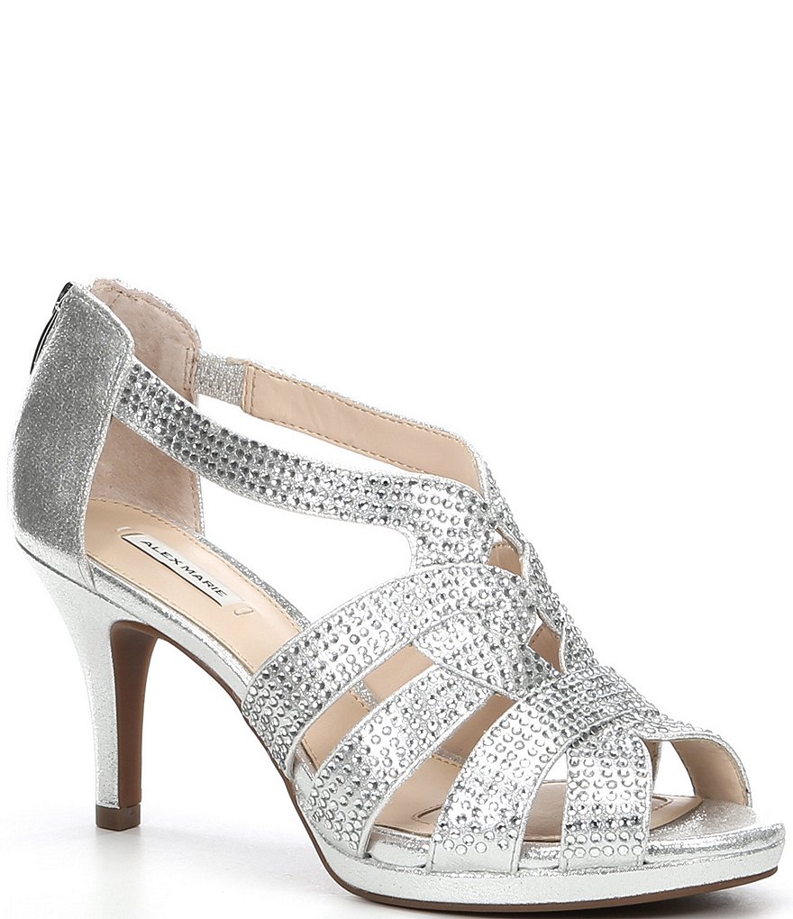 Alex Marie Leeanne Hotfix Dress Platform Sandals