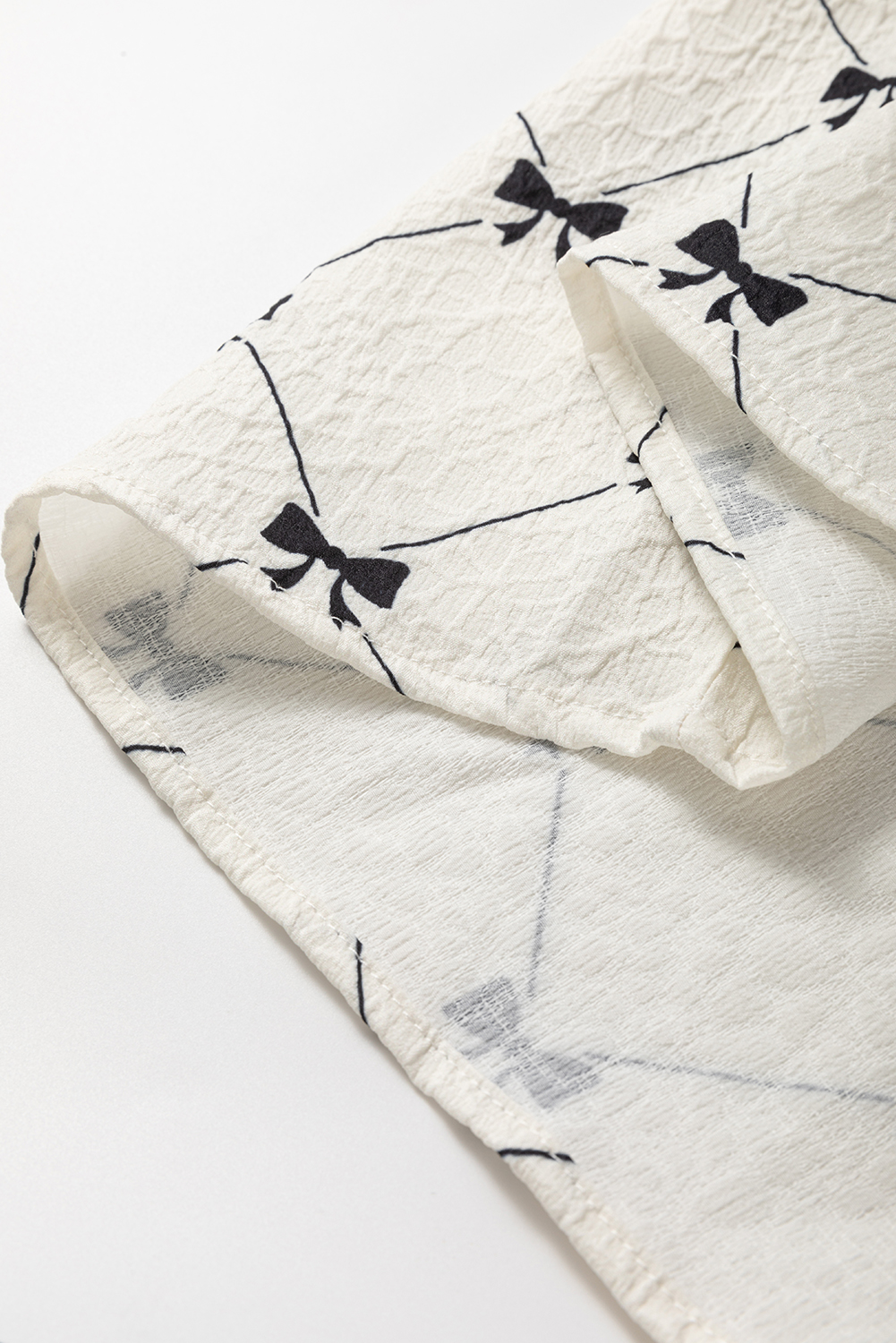 White Frill Mock Neck Sleeveless Tiered Floral Dress