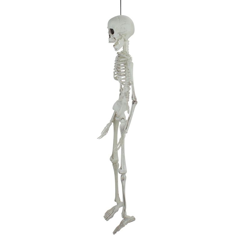 Northlight 20" White Jointed Skeleton Hanging Halloween Decoration