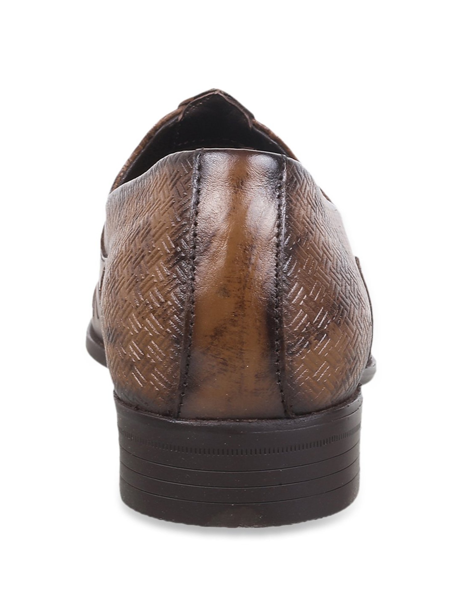 Mochi Men's Tan Ethnic Juttis