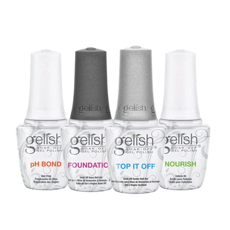 Gelish Pro Kit Bundle with Salon 18G LED Professional Gel Polish Curing Light Lamp, Basix Kit, Soak Off Remover, and 9mL Feel the Vibes Collection