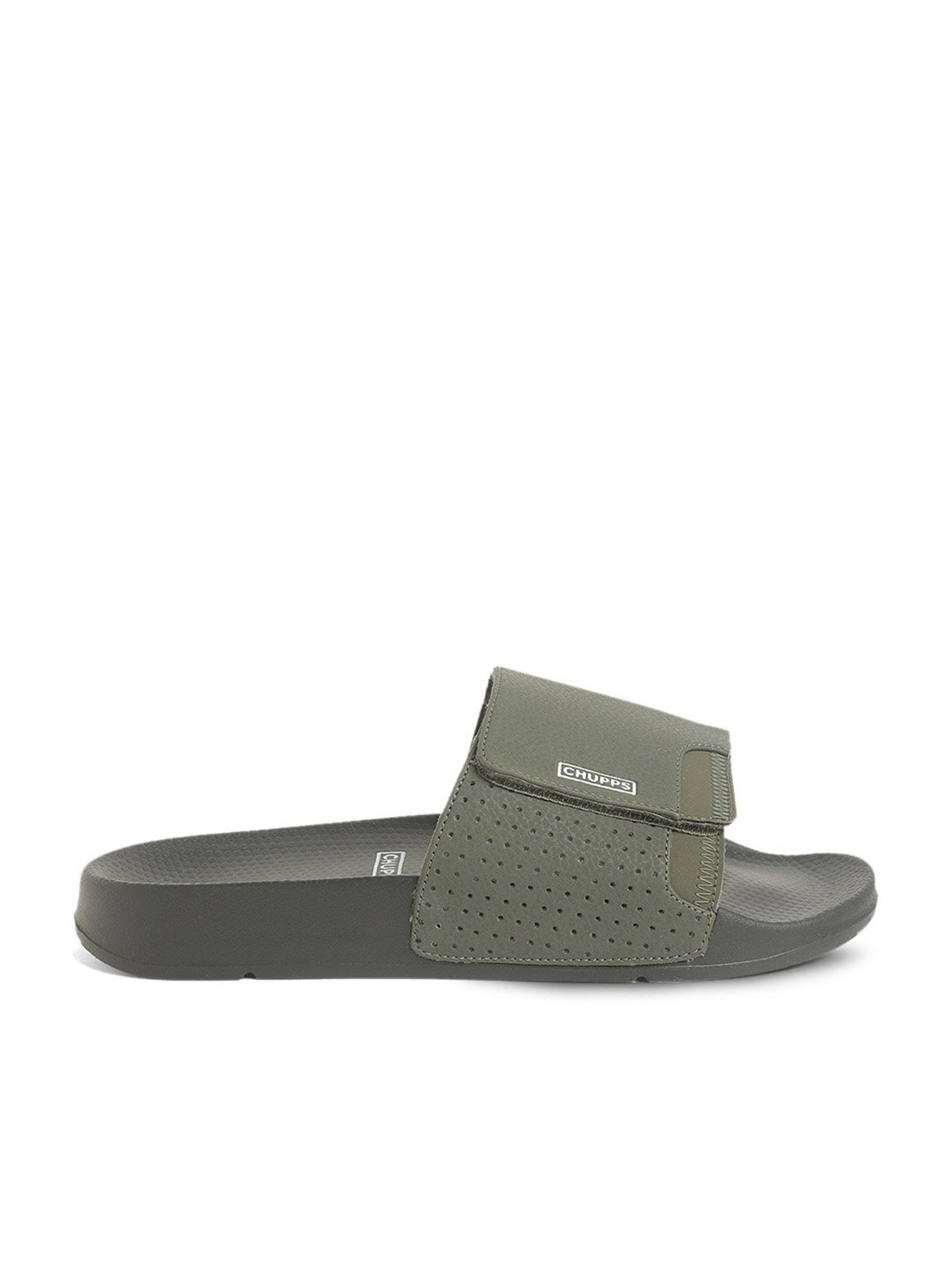 Chupps Men's Olive Slides