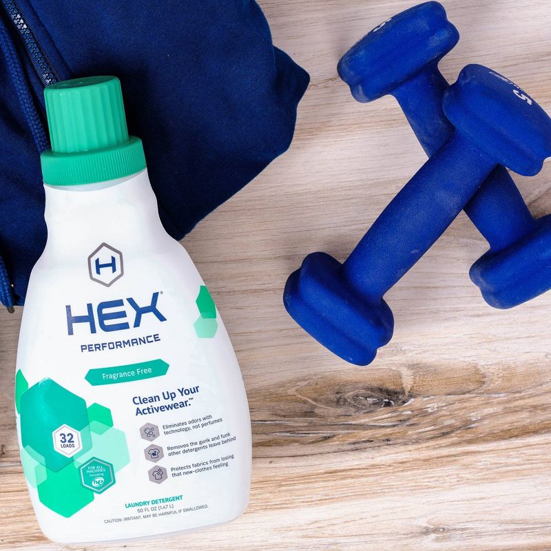 HEX Performance Fragrance Free Laundry Detergent - 50oz