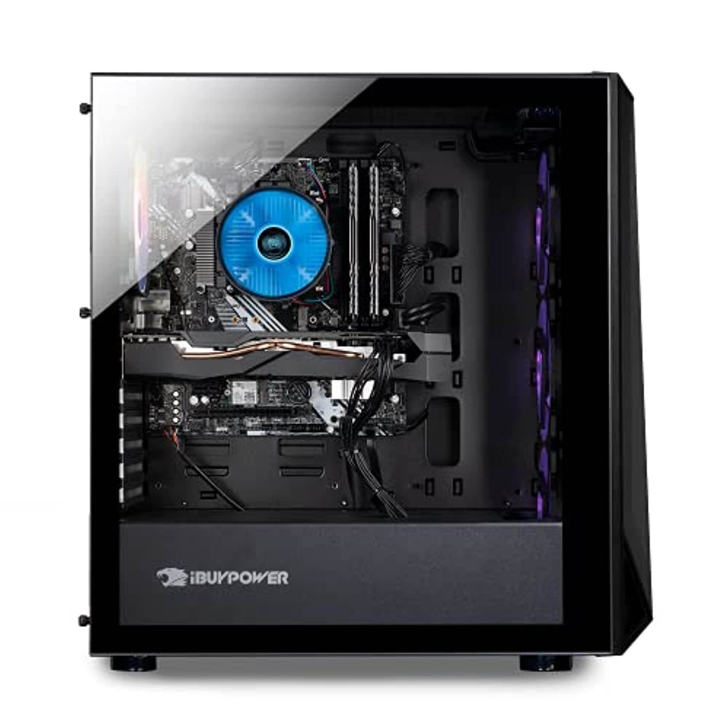 iBUYPOWER Pro Gaming PC Computer Desktop Trace 4 MR 165i (Intel i7-10700F 2.9GHz, AMD RX 580 8GB, 16GB DDR4 RAM, 480GB SSD, 1TB HDD, WiFi Ready, Windows 10 Home)