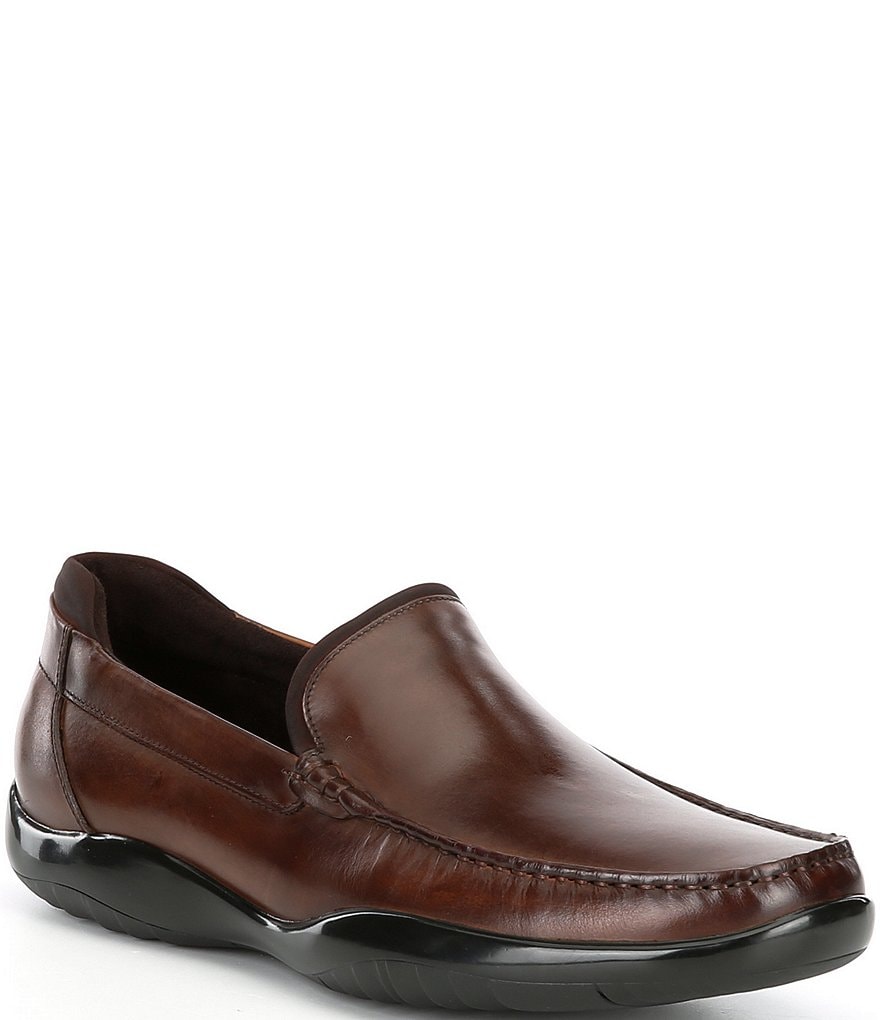 Kenneth Cole New York Men's Motion Flx Pebbled Leather Driver Loafers