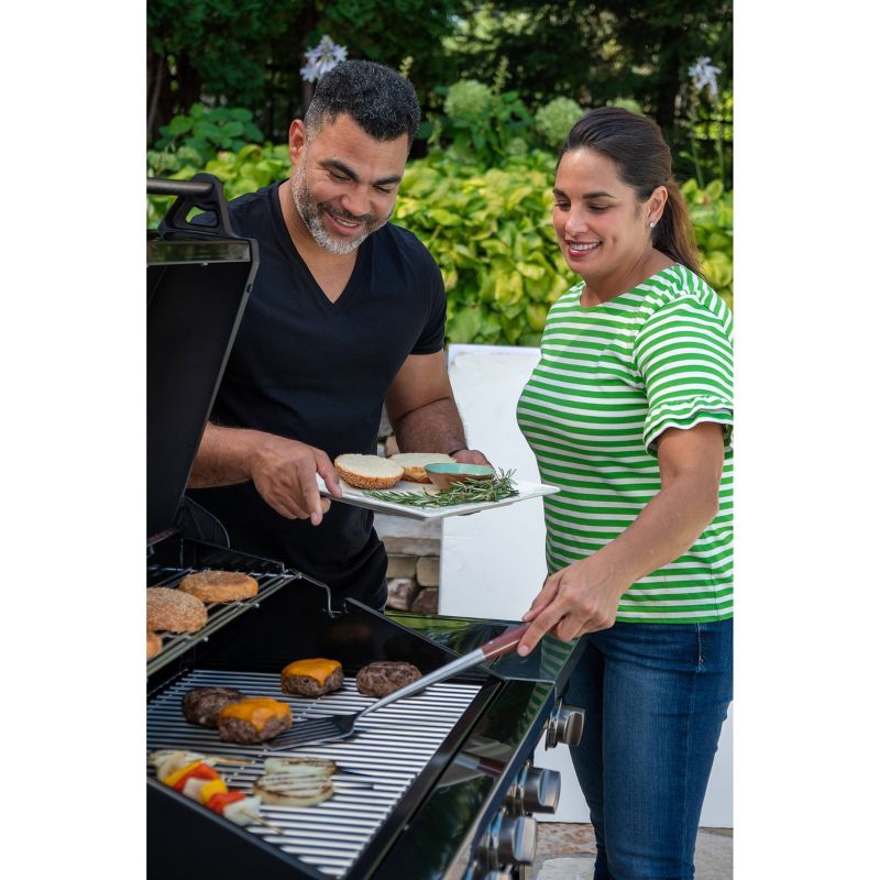 TYTUS 4-Burner  304 Gas Grill Island TI400SSBLP-3.4.1 Black Stainless Steel