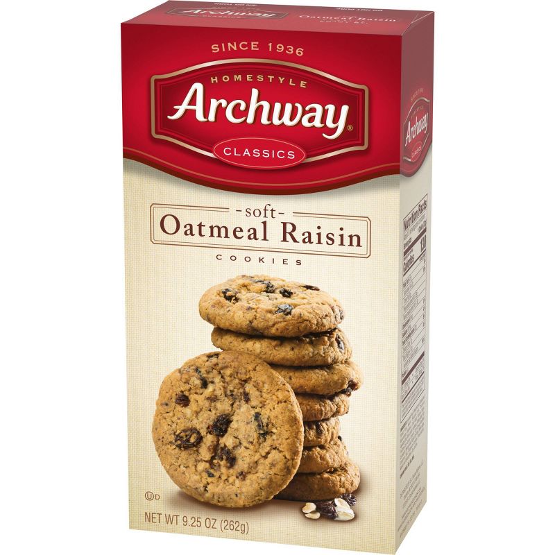 Homestyle Archway Classics Soft Oatmeal Raisin Cookies - 9.25oz