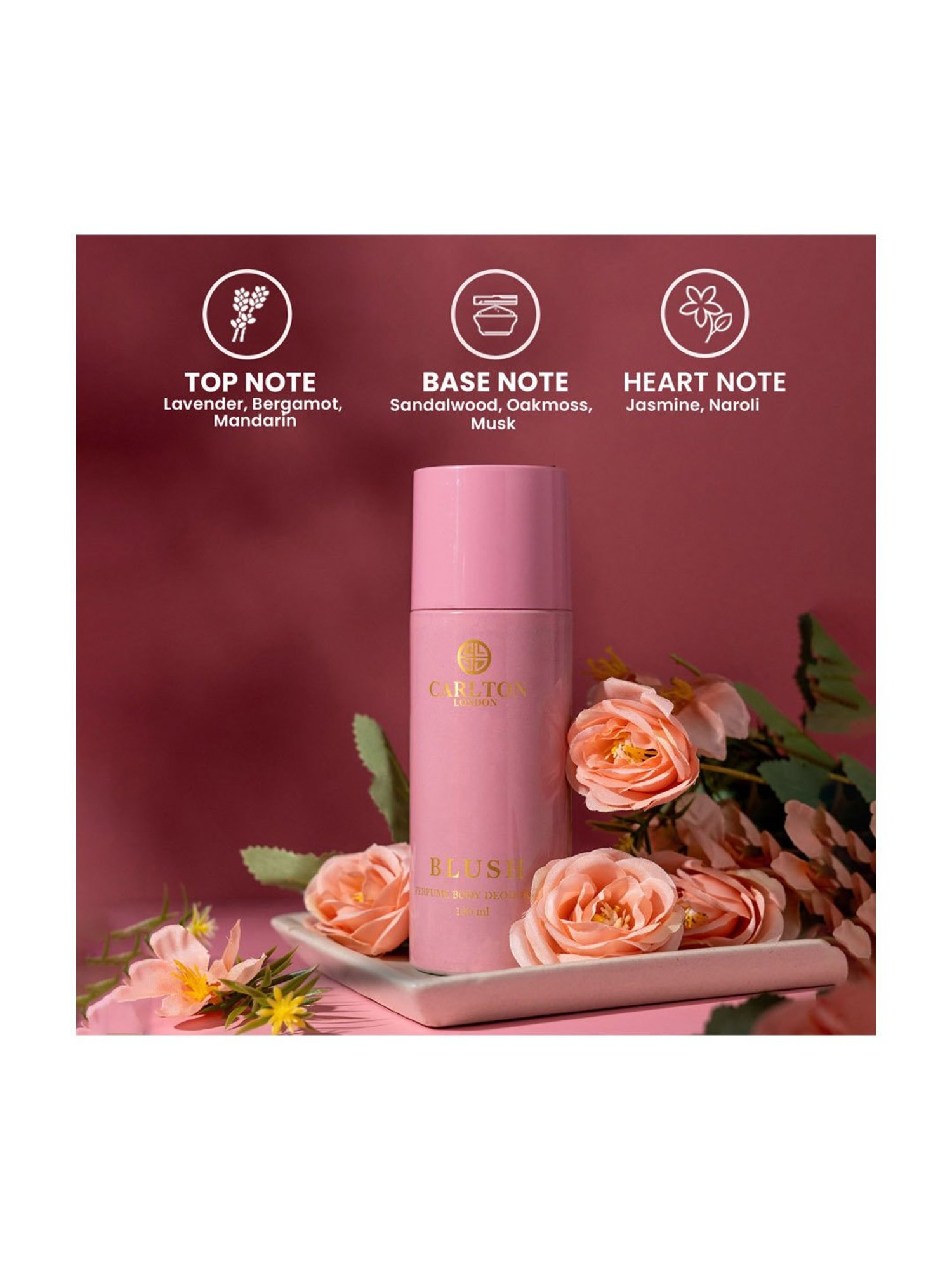 Carlton London Blush Deo for Women - 150 ml
