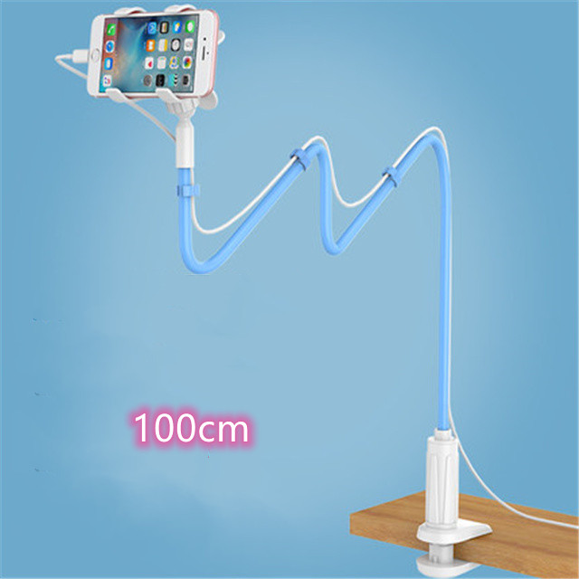 Phone holder,Flexible Long Arm Mobile Phone Holder Stand Lazy  for 3.5 to 6.3 inch phones Cell Phone Holder Desk for Phone Table