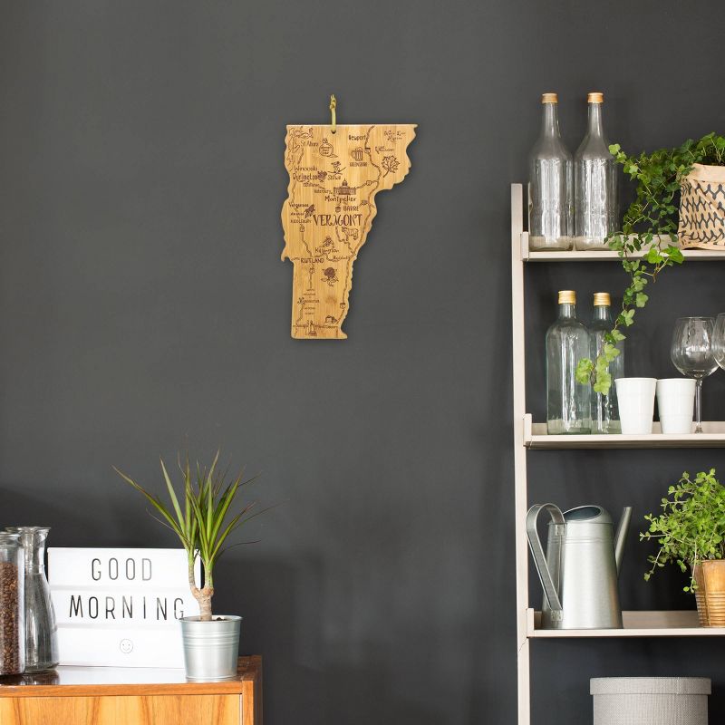 Totally Bamboo Destination Vermont Serving and Cutting Board